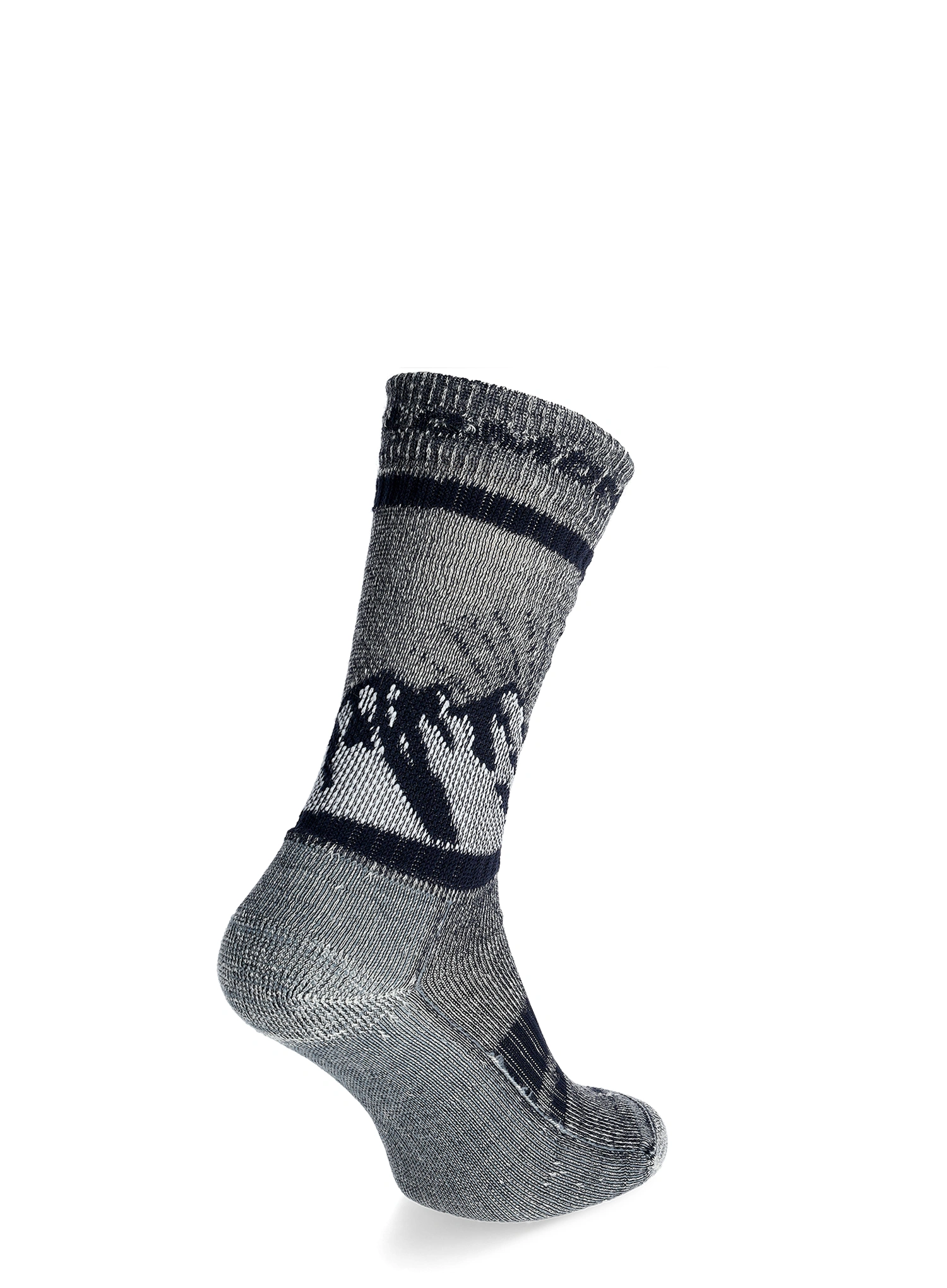 Turistické ponožky Salomon Retro Wool - carbon/trooper