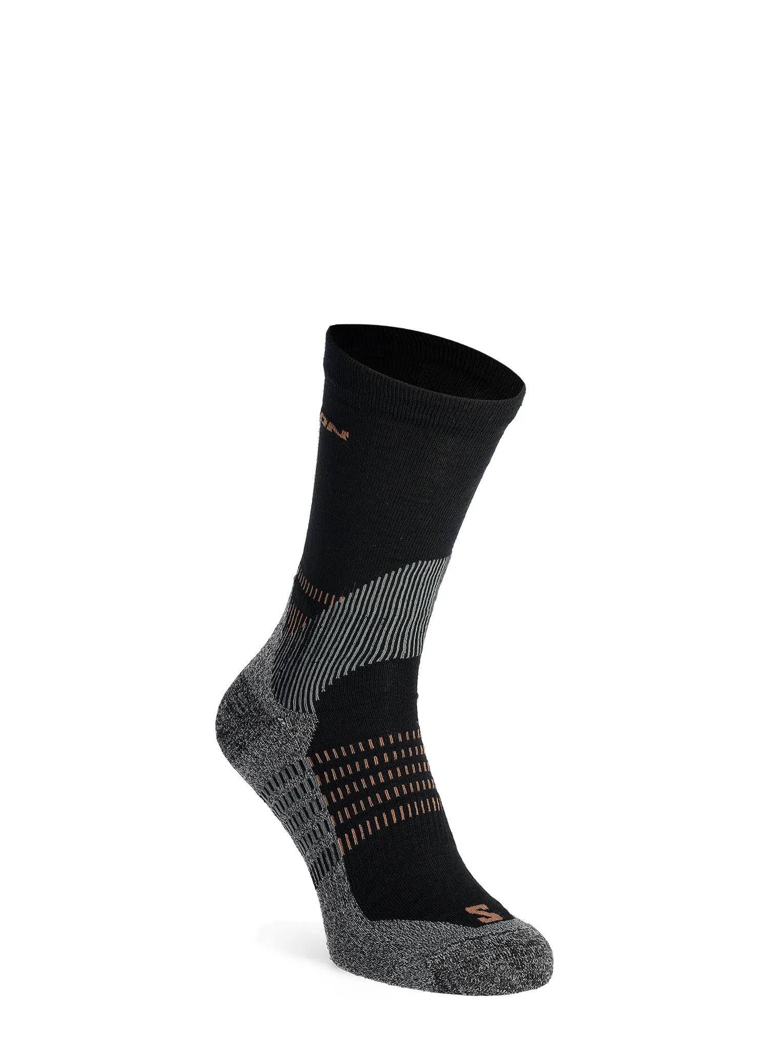 Turistické ponožky Salomon X Ultra Access Crew 2-Pack - bleached sand/black