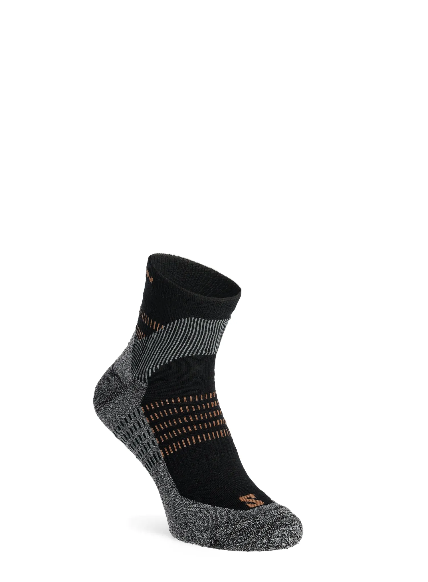 Turistické ponožky Salomon X Ultra Access Quarter 2-Pack - bleached sand/black