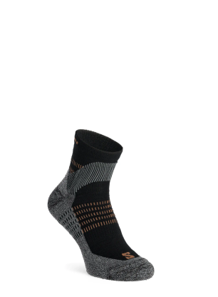 Turistické ponožky Salomon X Ultra Access Quarter 2-Pack - bleached sand/black