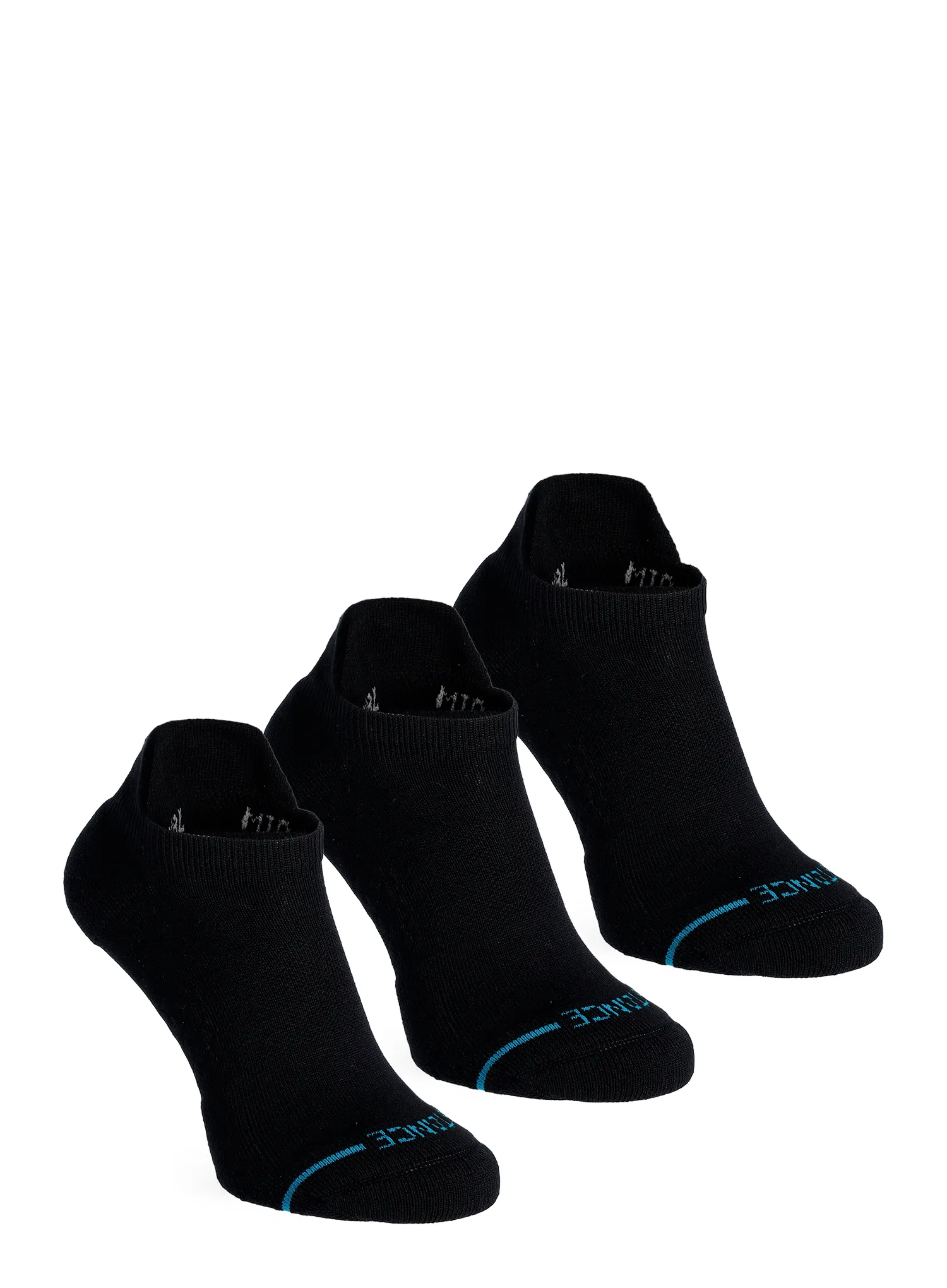 Turistické ponožky Stance Icon Low Tab 3 Pack - black/black