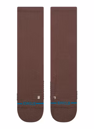 Turistické ponožky Stance Solid Mid Ribbed Crew - brown