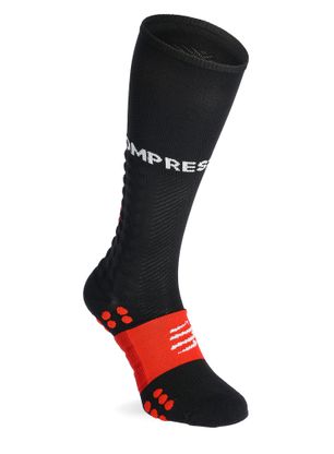 Běžecké ponožky Compressport Compression Full Socks Run - black