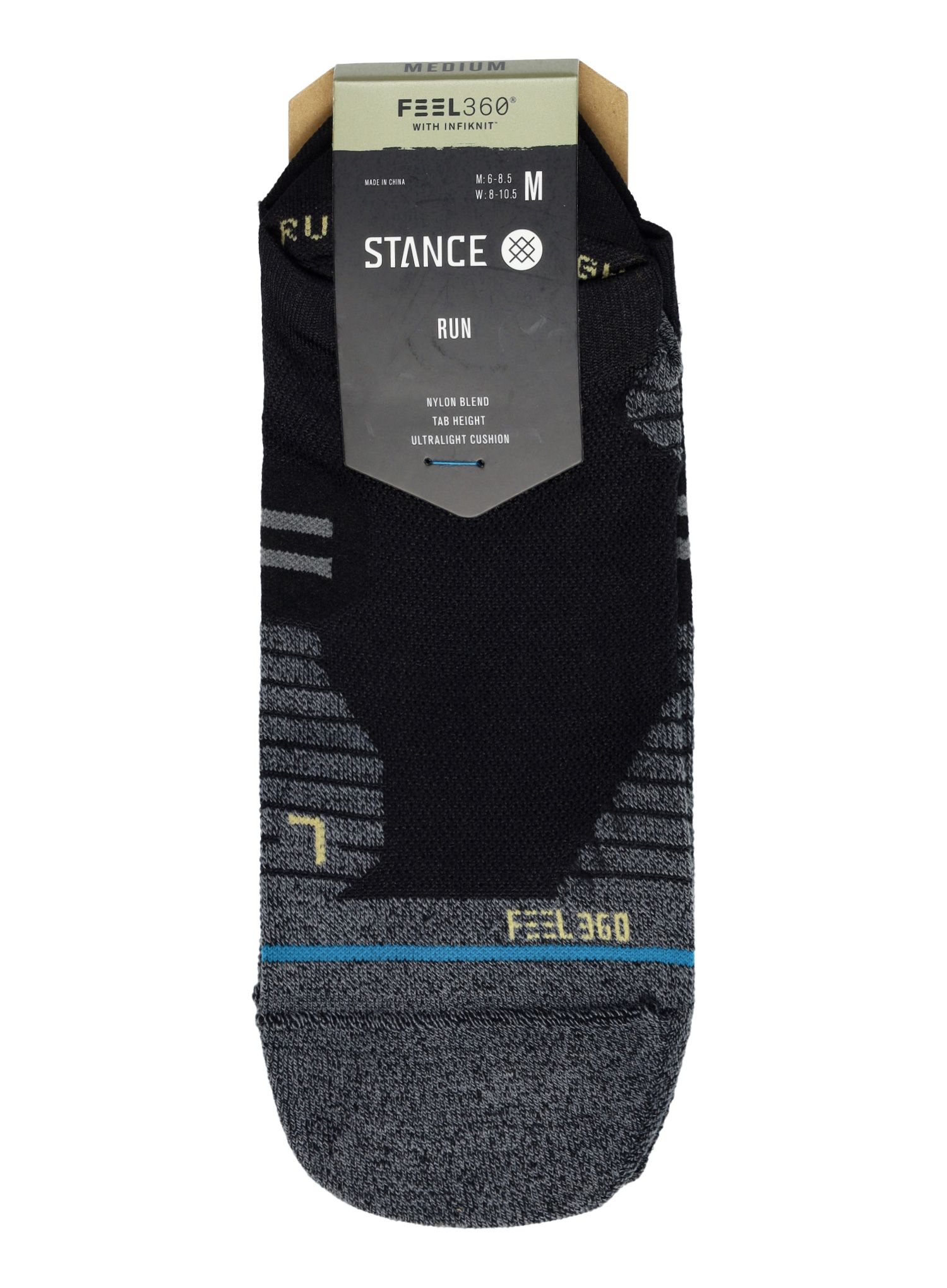 Běžecké ponožky Stance Run Light Tab ST - black
