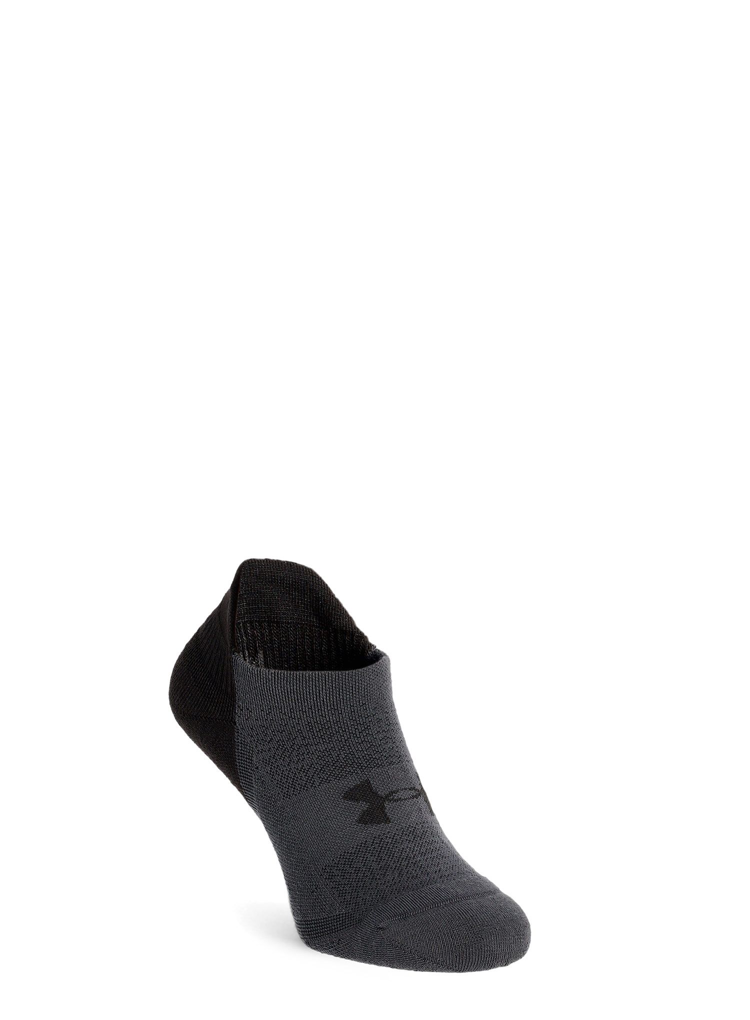 Běžecké ponožky Under Armour ArmourDry Run No Show - blk/gry