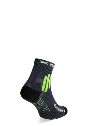 Běžecké ponožky X-Socks XBS.Effektor Running - charcoal/green