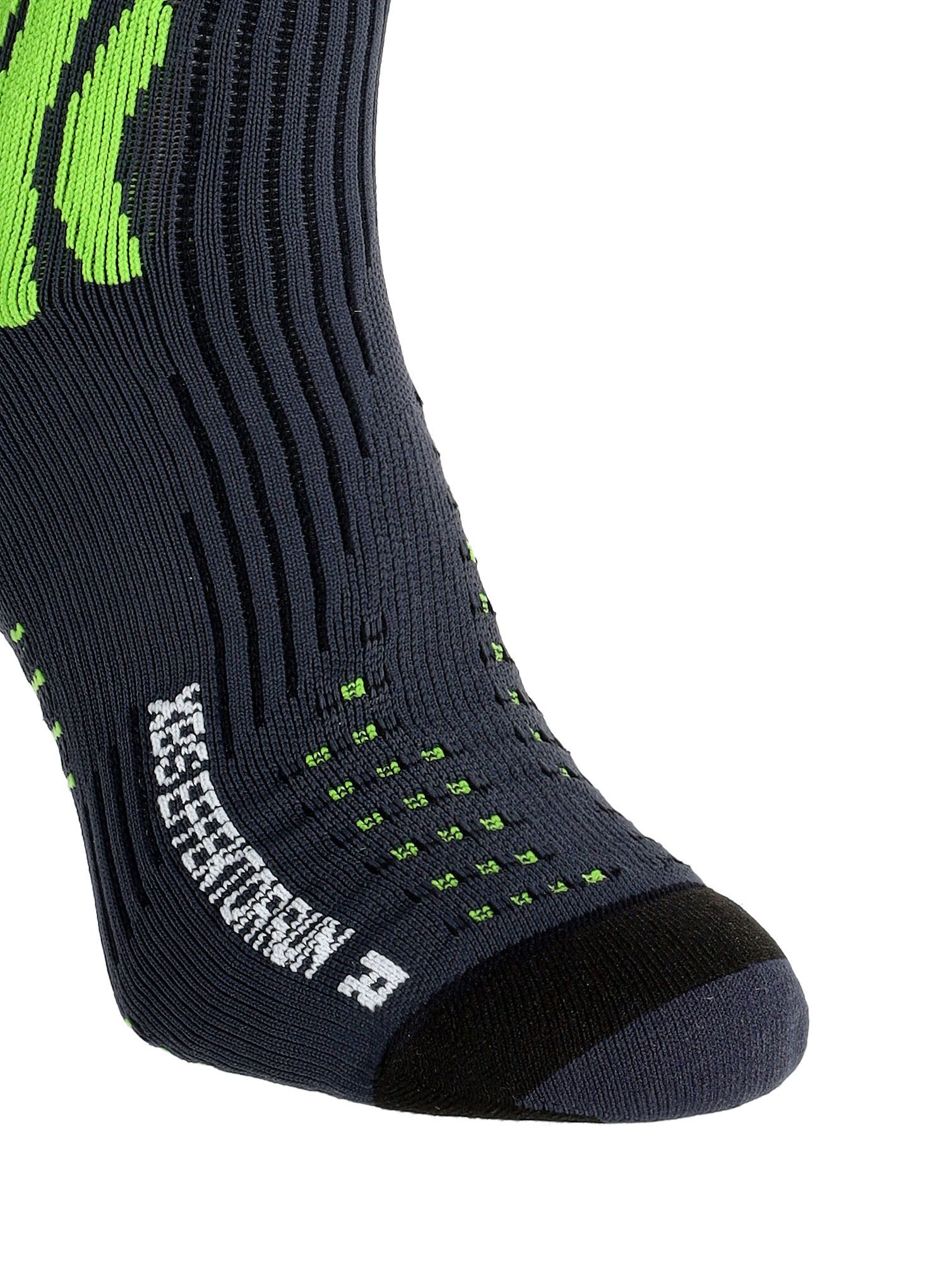 Běžecké ponožky X-Socks XBS.Effektor Running - charcoal/green