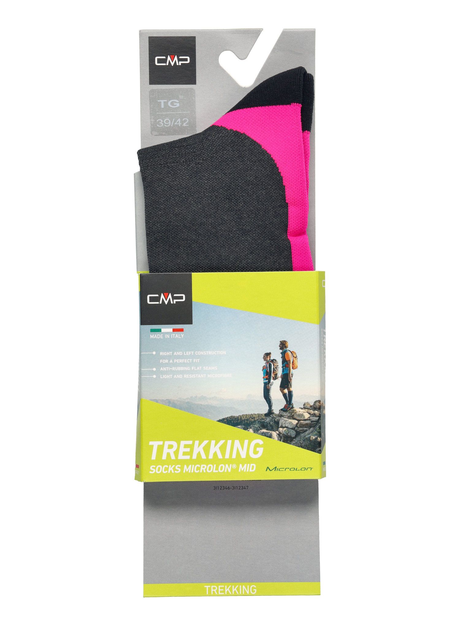 Ponožky dámské CMP Trekking Sock Low Microlon - asphalt/gloss