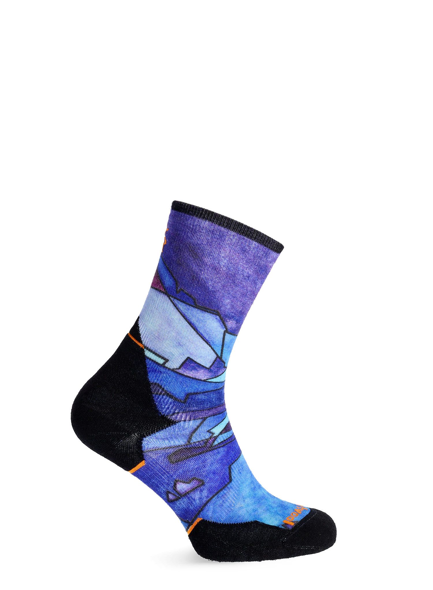 Dámské ponožky Smartwool Athlete Edition Run Print Crew - multicol