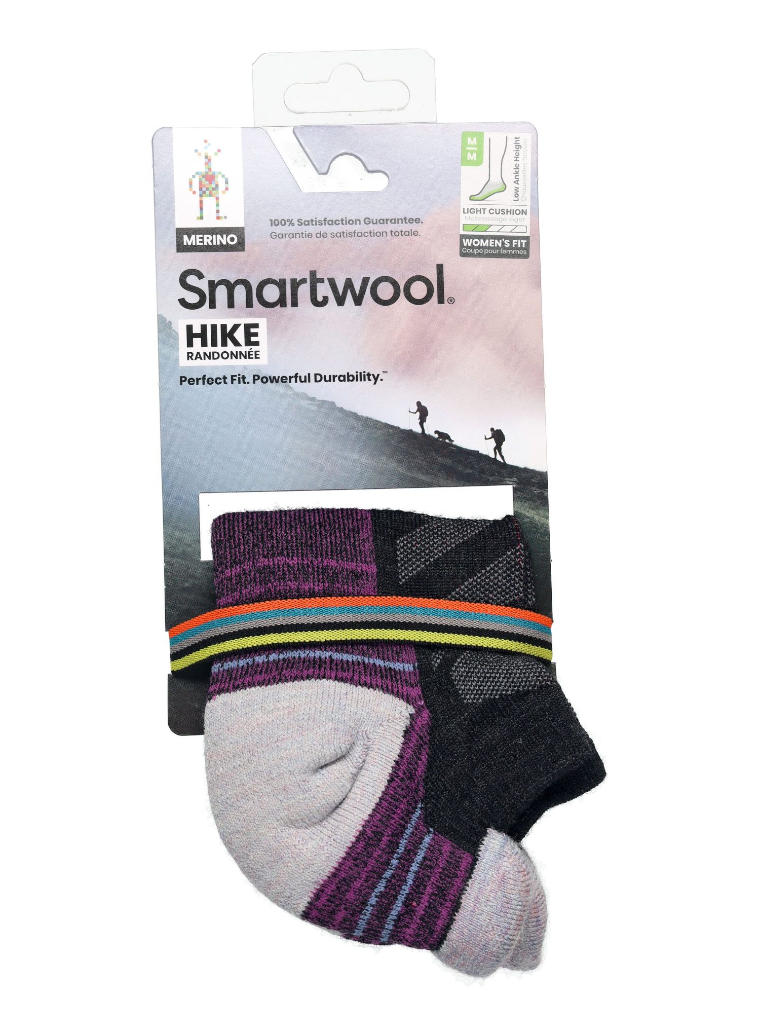Dámské ponožky Smartwool Hike Light Cushion Low Ankle - charcoal