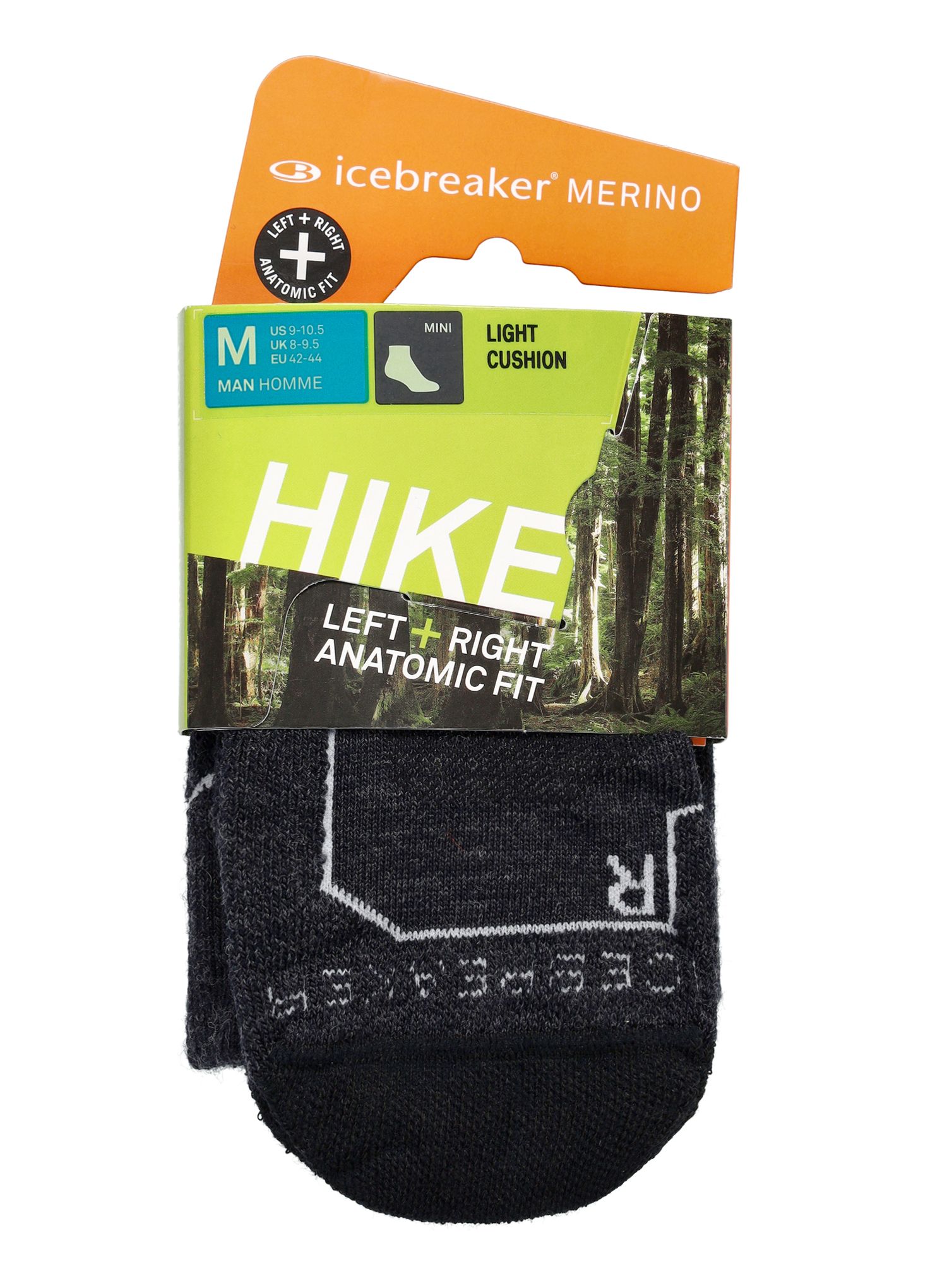 Ponožky Icebreaker Hike+ Light Mini - jet hthr