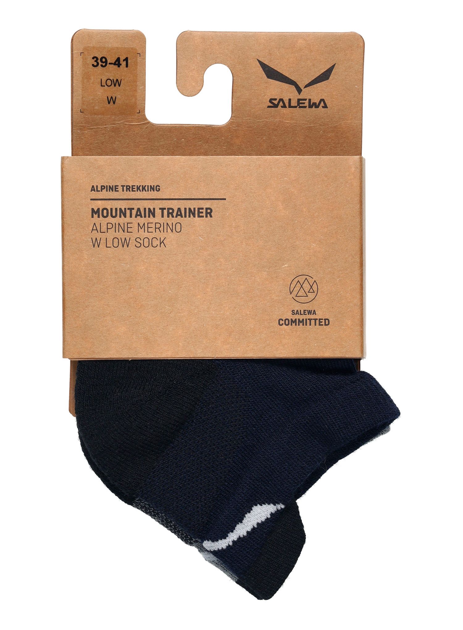 Dámské merino ponožky Salewa MTN TRN AM Low Sock - grey