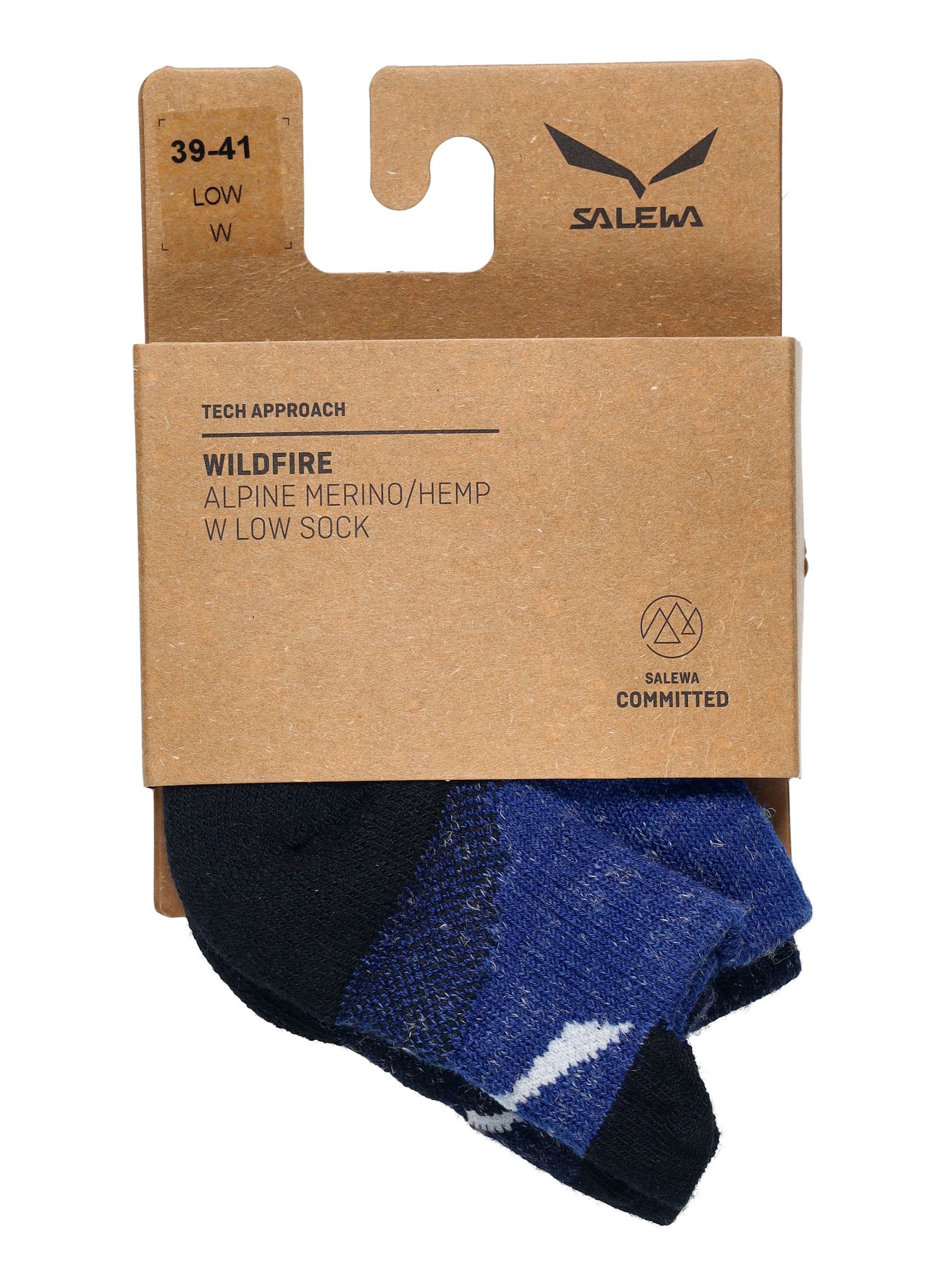 Dámské ponožky Salewa Wildfire AM/Hemp Low Sock - asymmetrical