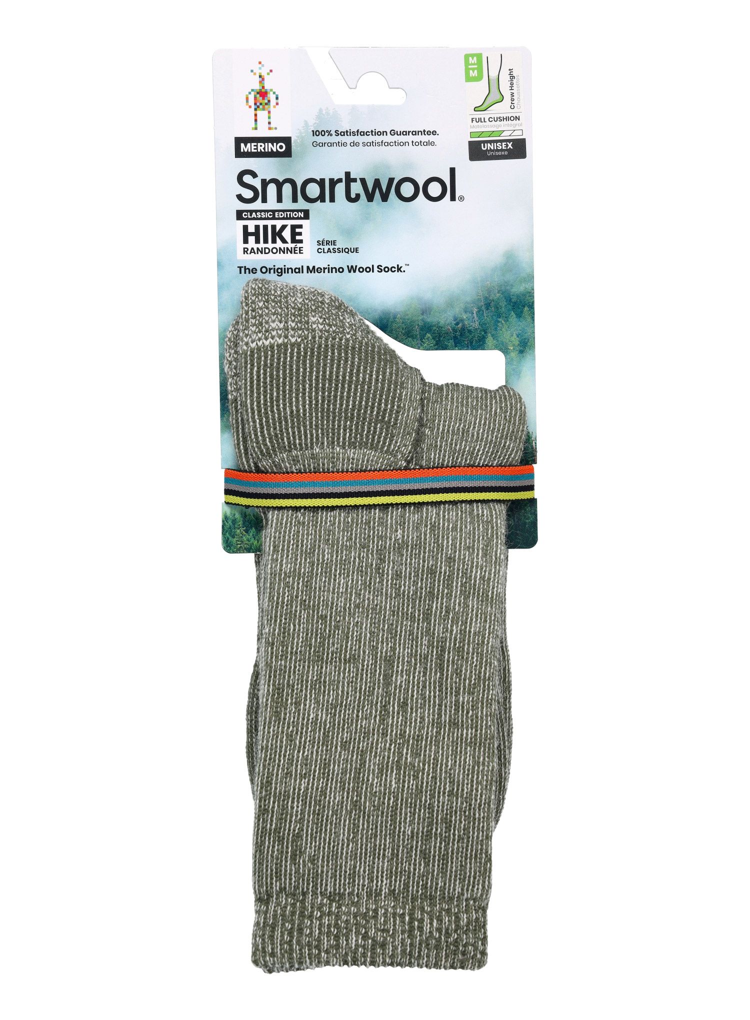 Merino ponožky Smartwool Classic Hike Full Cushion Crew - sage
