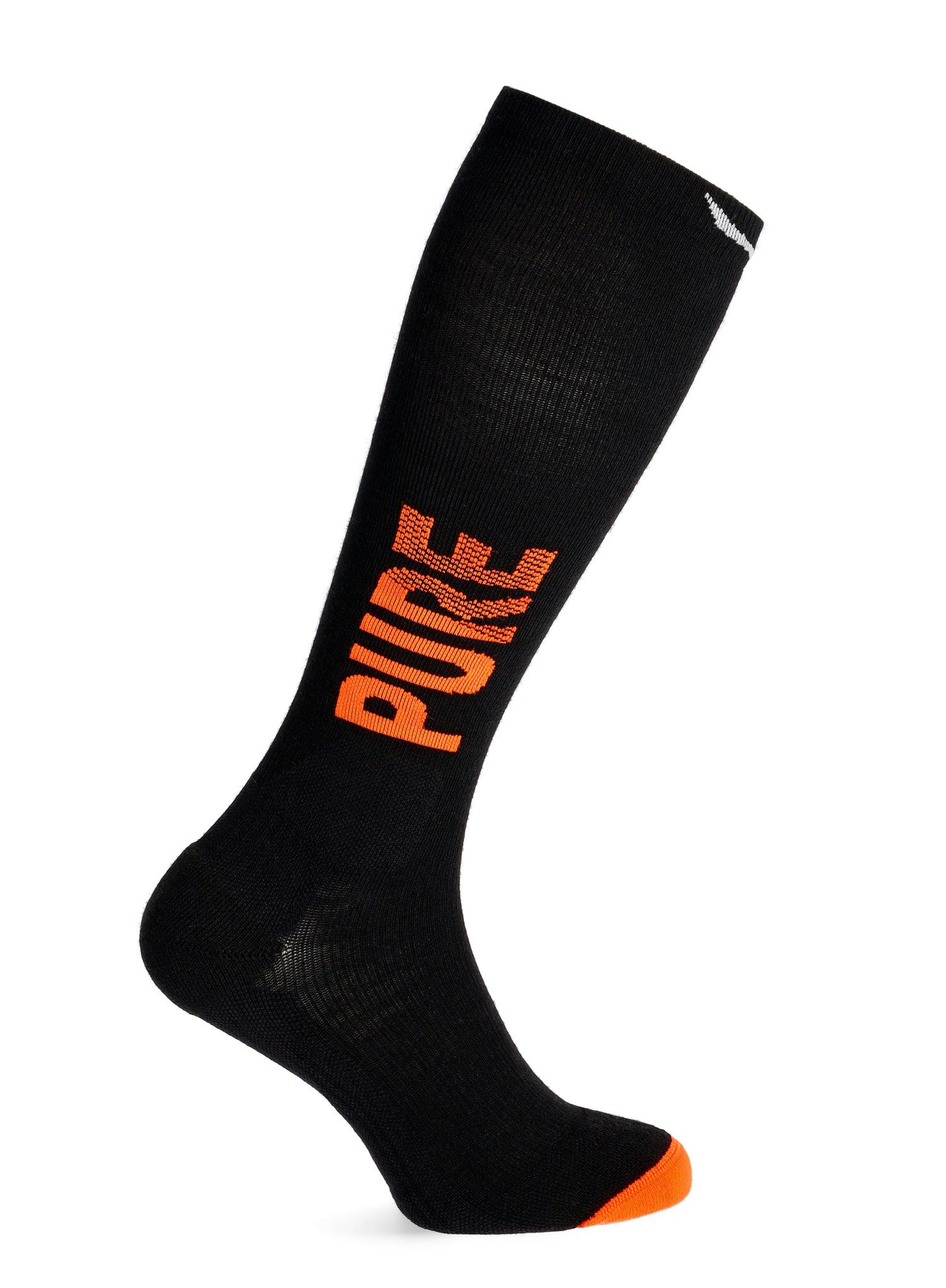 Skialpové ponožky Salewa Sella Pure MTN AM Sock - black out/fluo orange