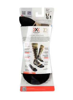 Lyžařské ponožky X-Socks Helixx Gold 4.0 - gold/black
