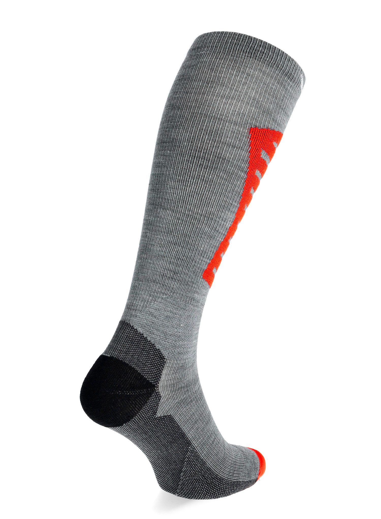 Dámské skialpové ponožky Salewa Sella Dryback AM Sock - grey mel/fluo coral