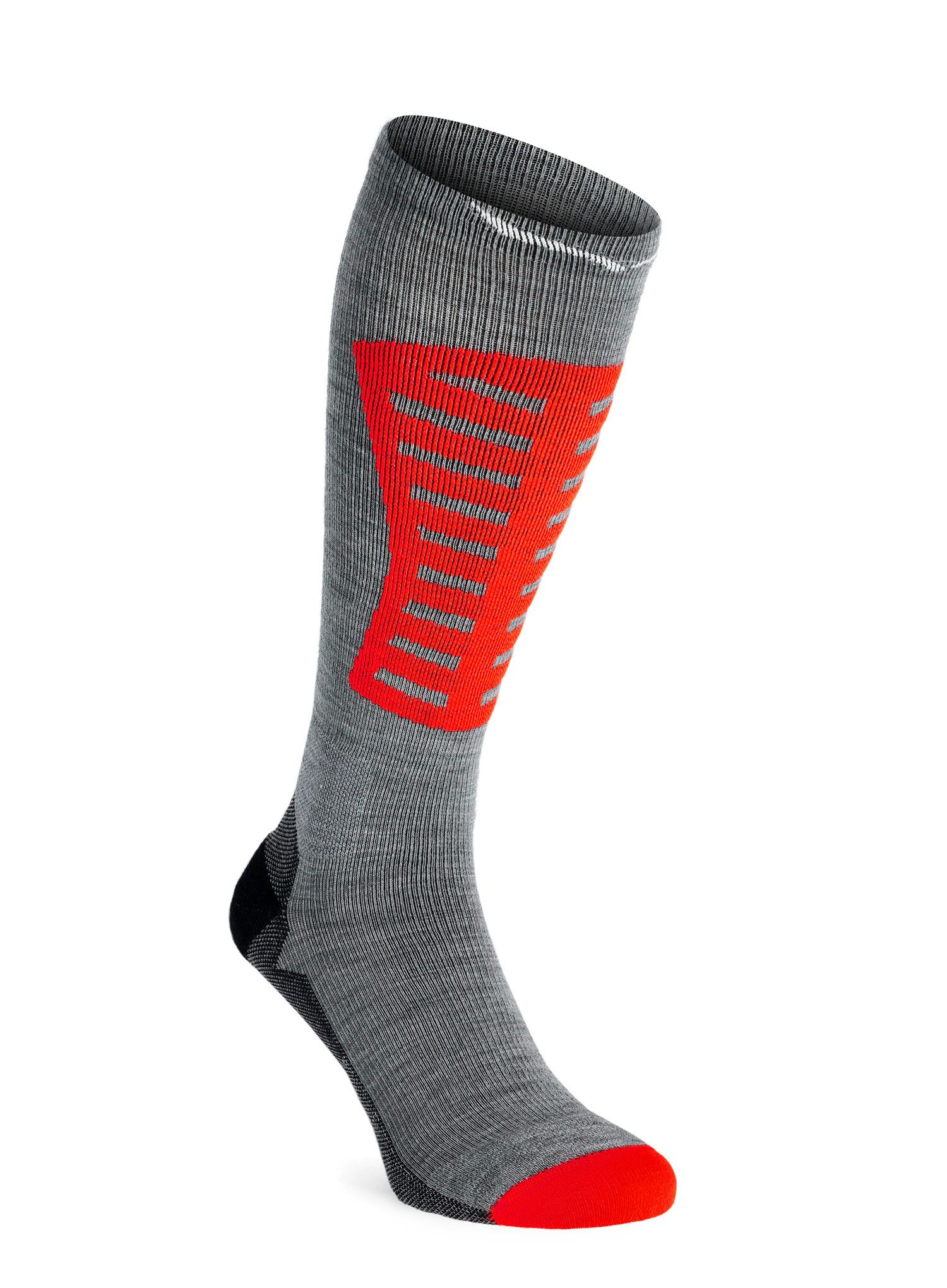 Dámské skialpové ponožky Salewa Sella Dryback AM Sock - grey mel/fluo coral