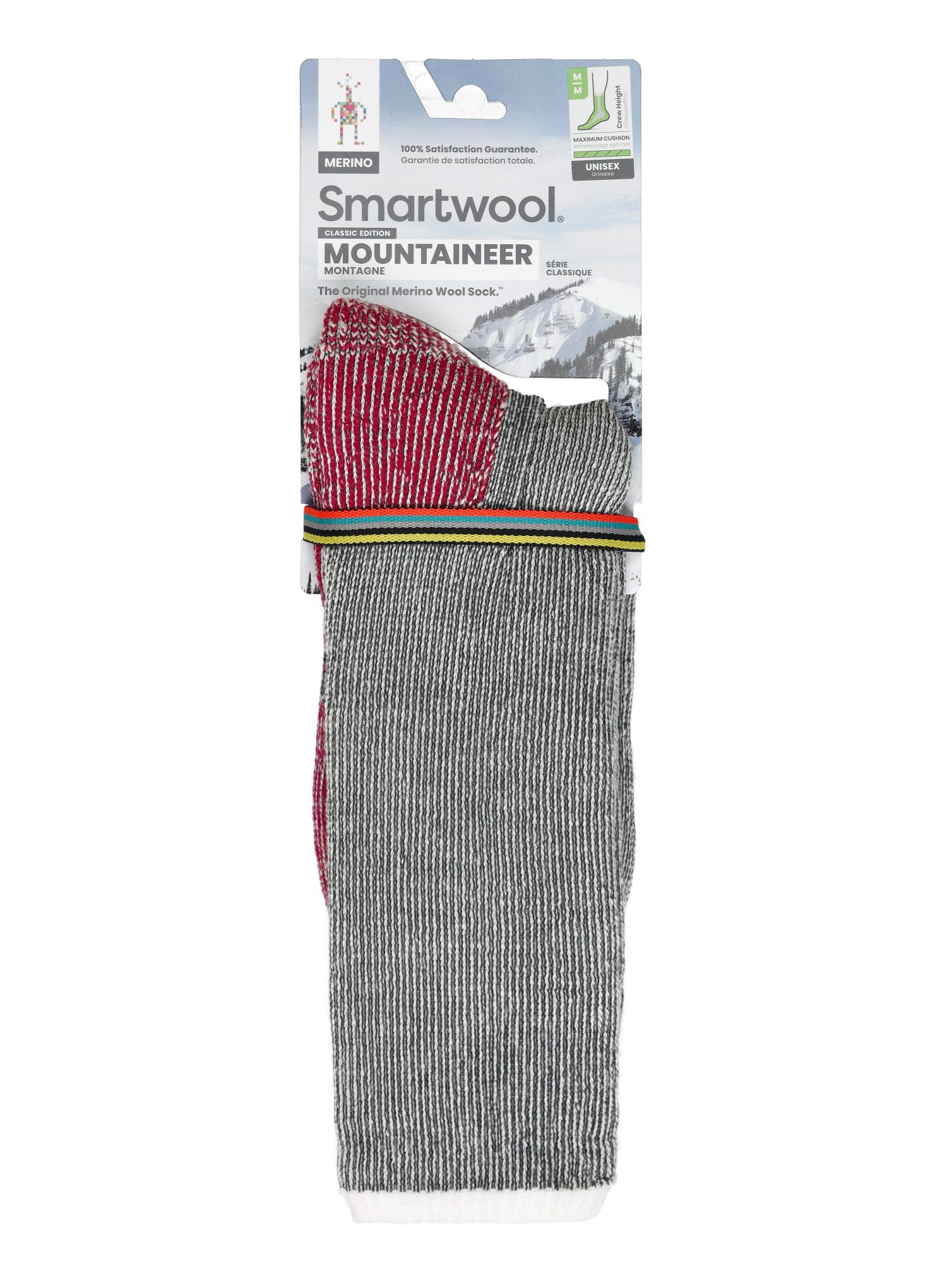 Ponožky Smartwool Classic Mountaineer Maximum Cushion Crew - charcoal