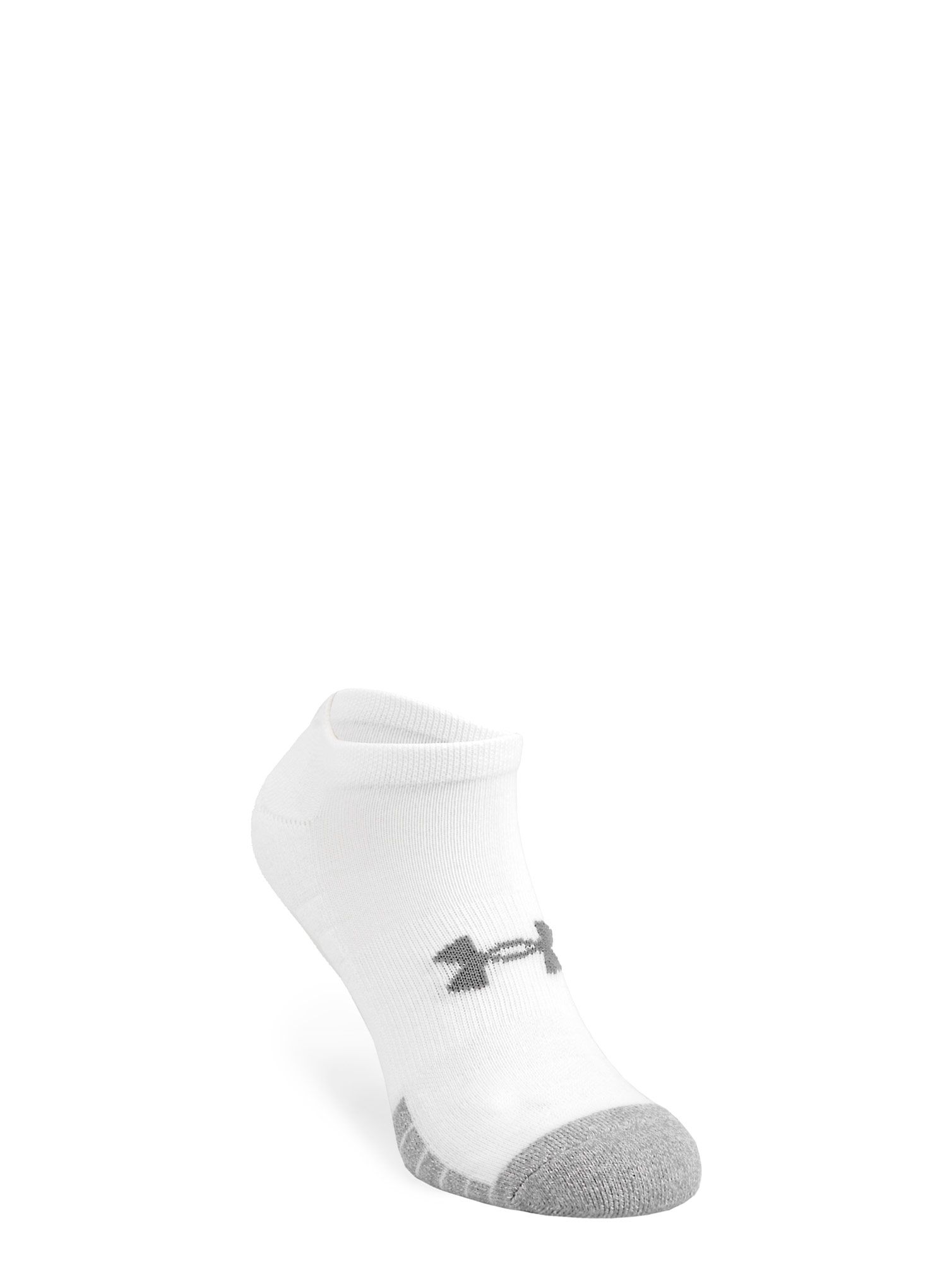 Ponožky Under Armour HeatGear No Show (3 pary) - steel/white