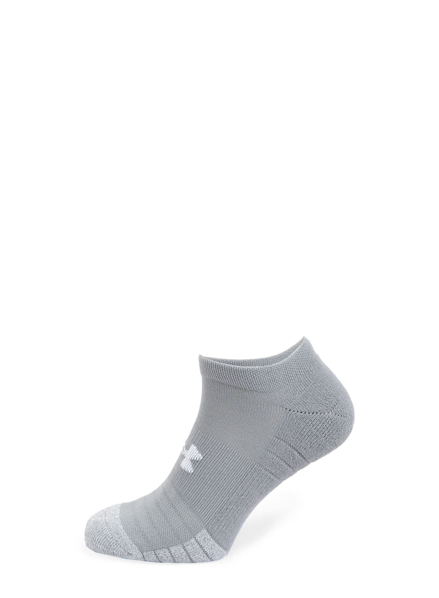 Ponožky Under Armour HeatGear No Show (3 pary) - steel/white