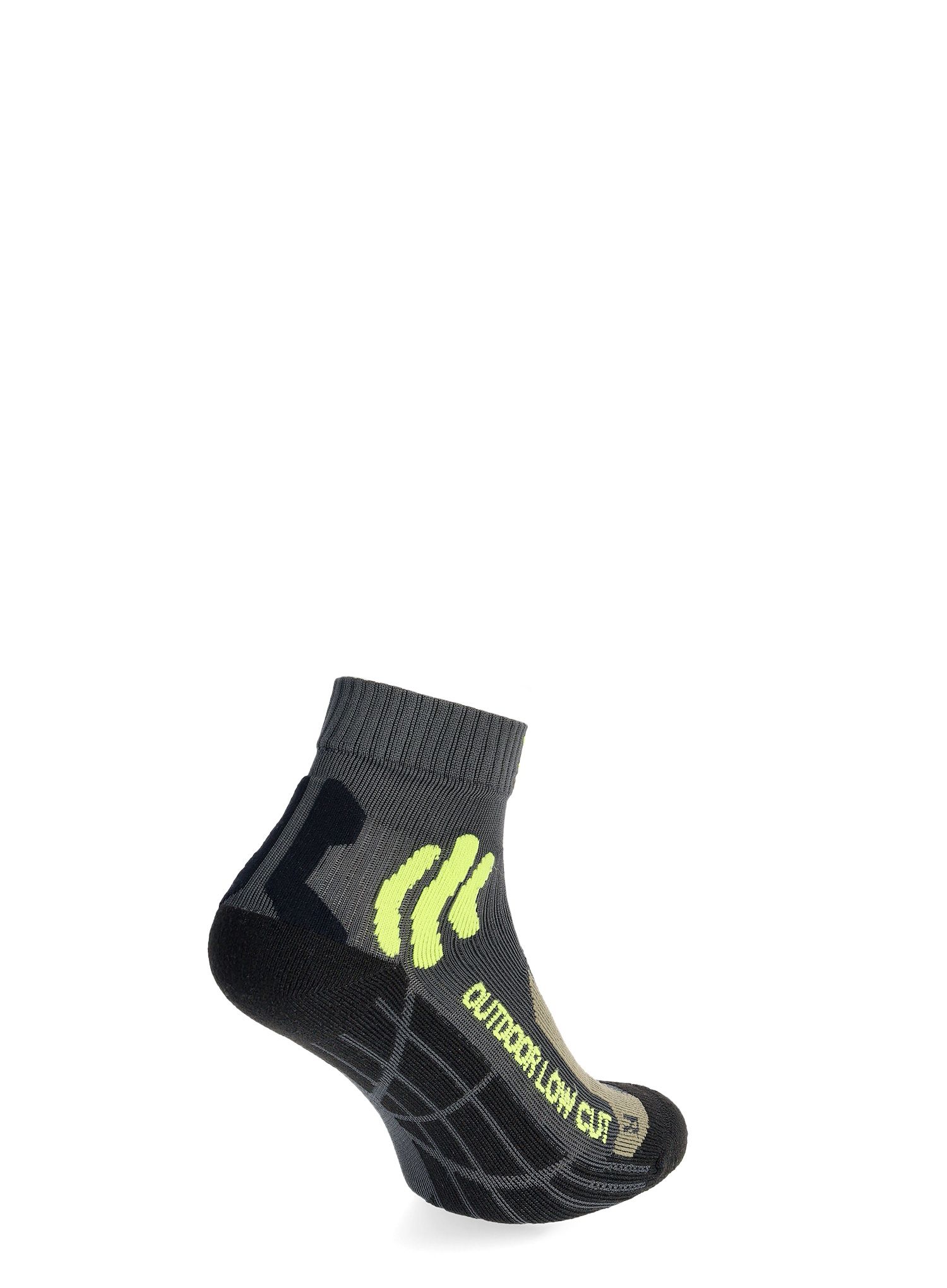 Trekové ponožky X-Socks Trek Outdoor Low Cut - anthracite/lime