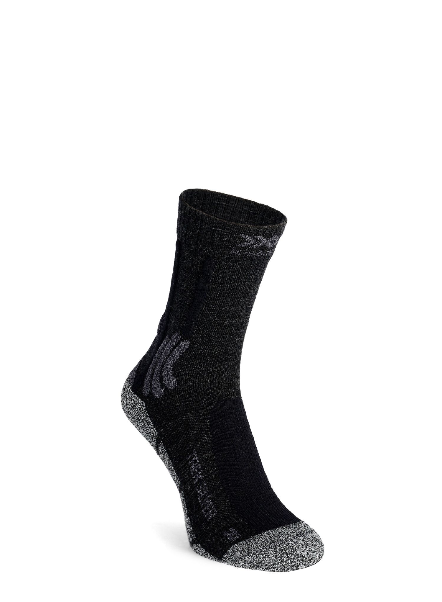 Ponožky X-Socks Trek Silver - opal black/dolomite grey