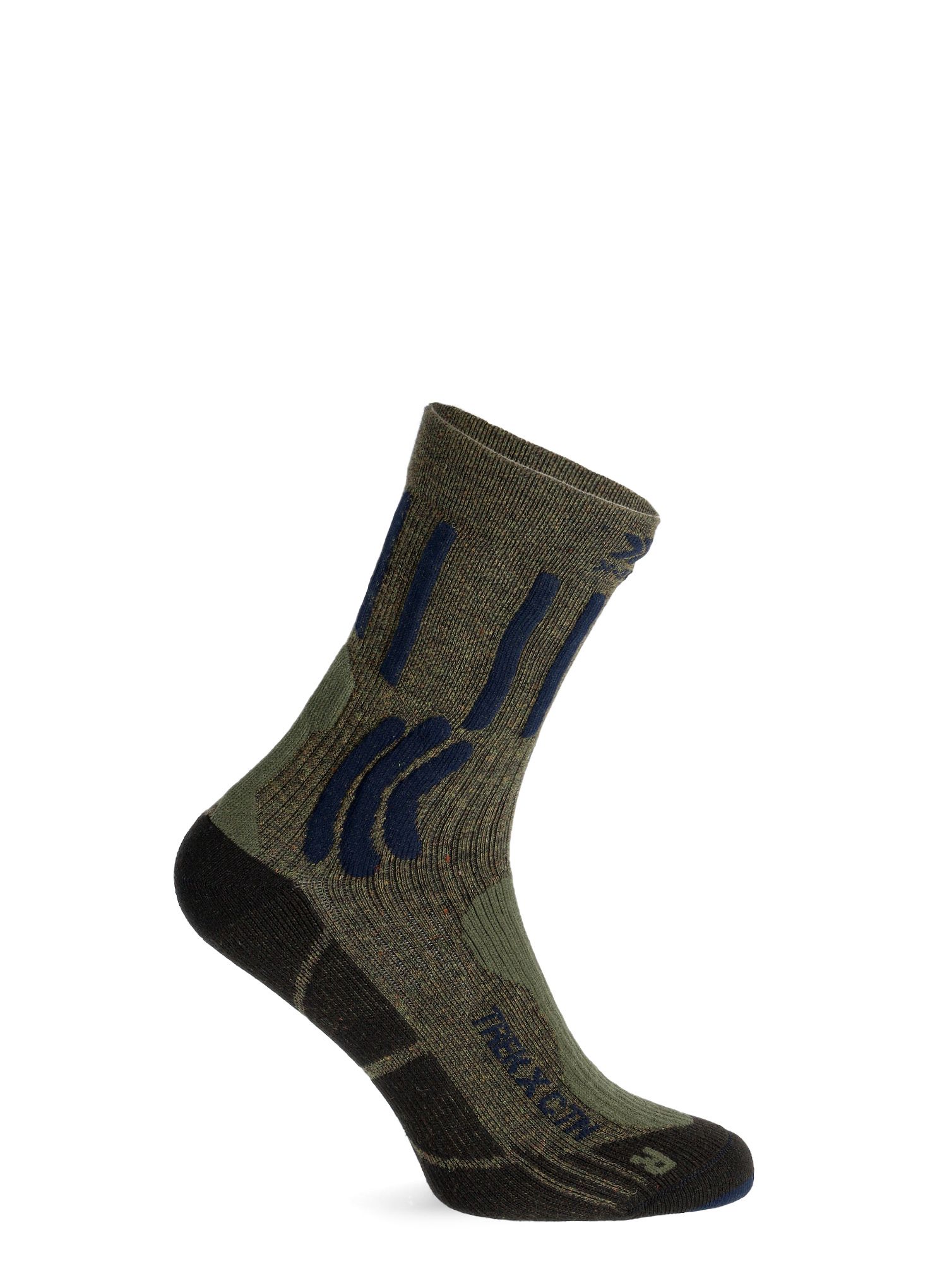 Ponožky X-Socks Trek X CTN - forest green/midnight blue