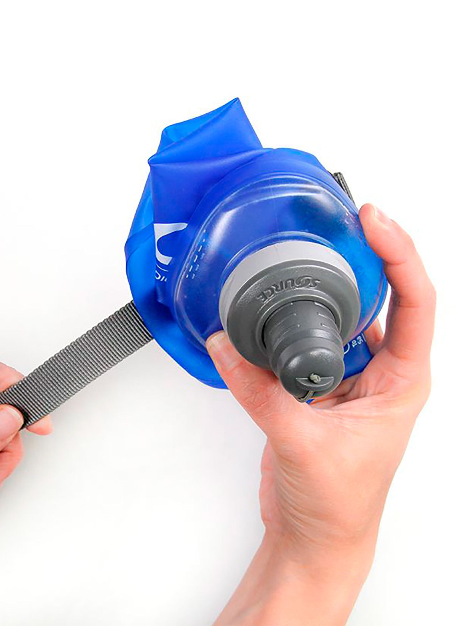 Skládací láhev Source Nomadic Foldable Bottle 1L - blue