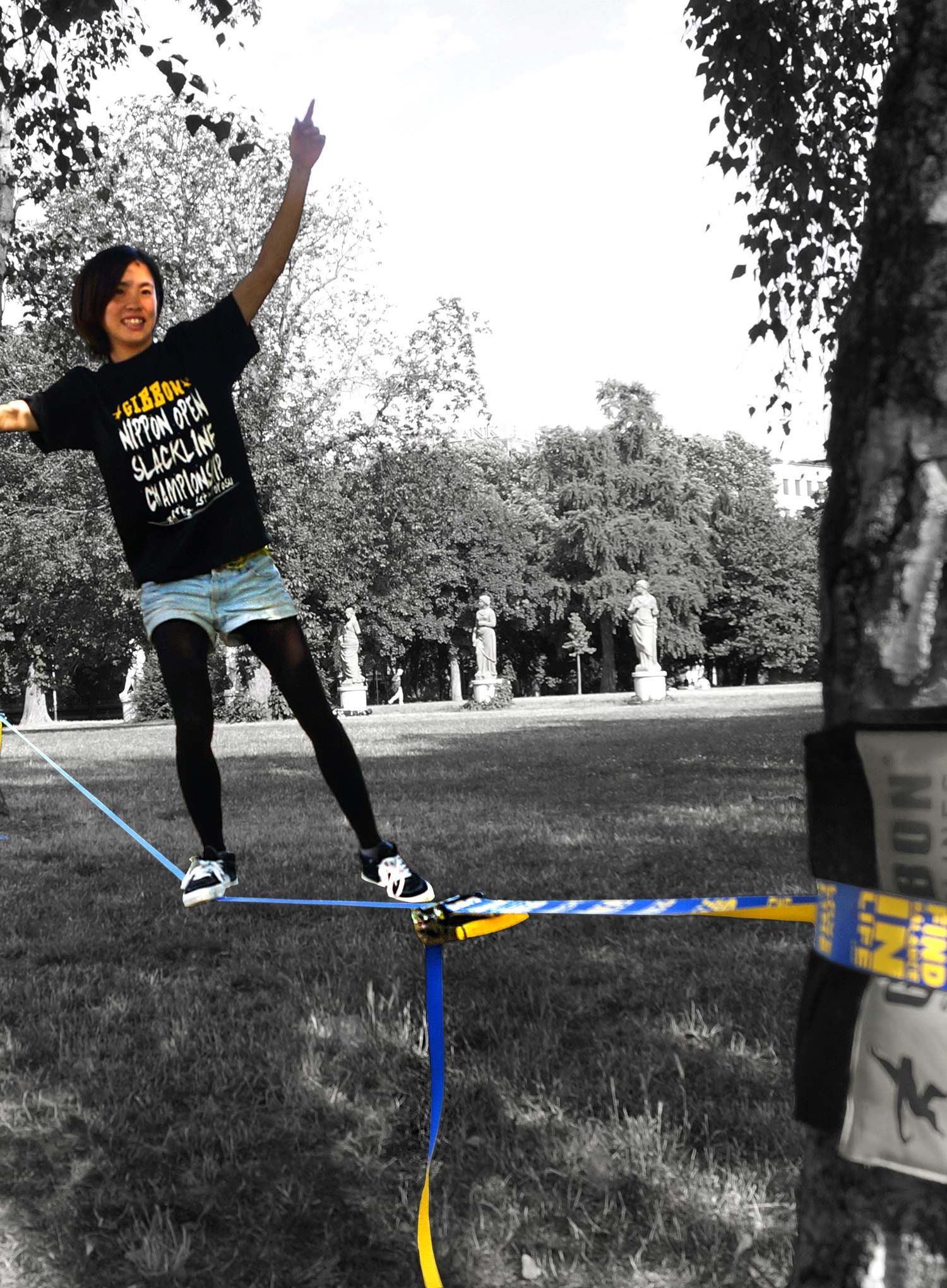 Slackline Gibbon Slacklines FlowLine Treewear Set