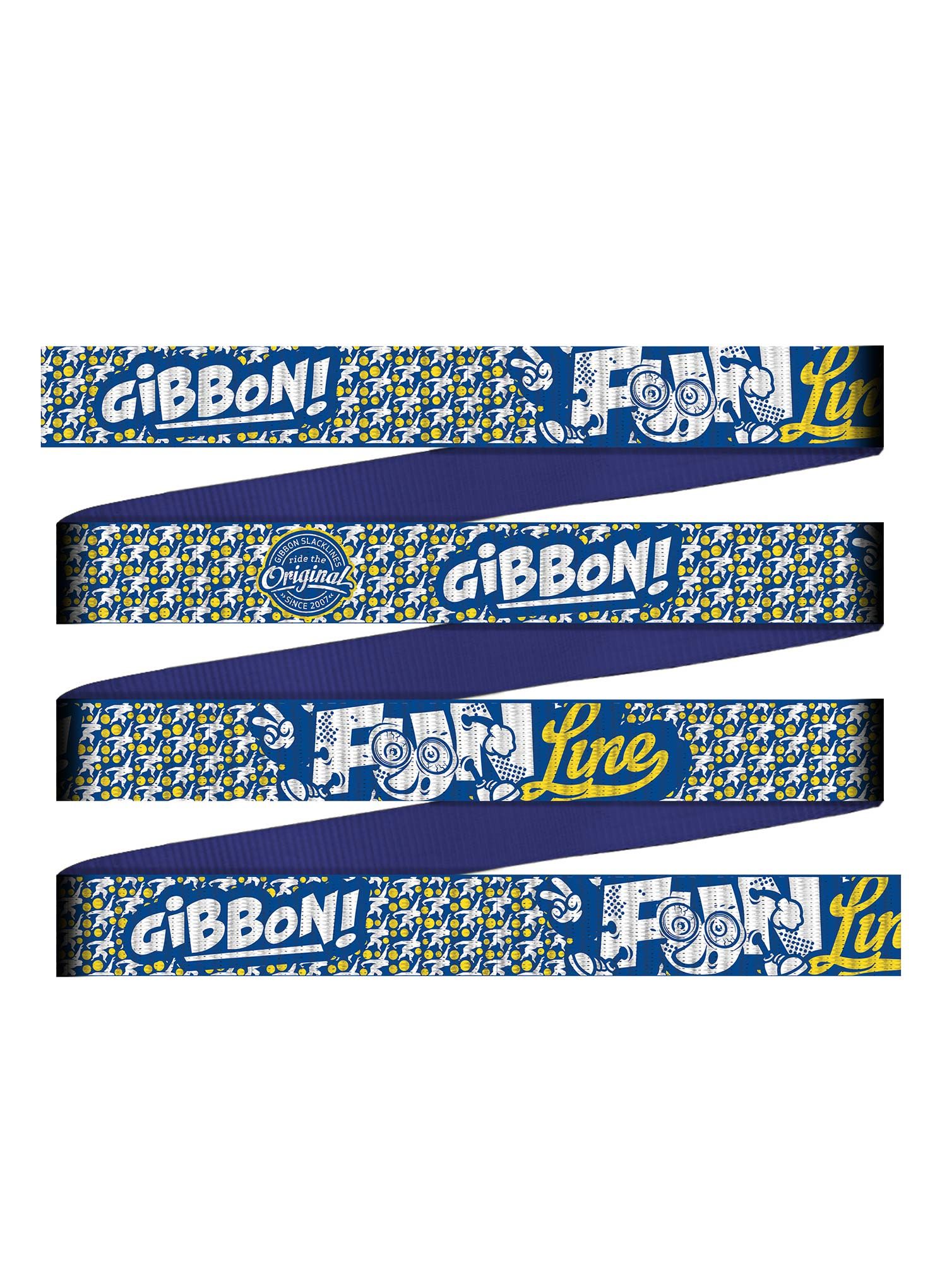Slackline Gibbon Slacklines FunLine Treewear Set