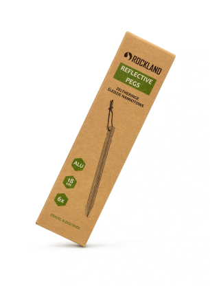 Stanové kolíky Rockland Reflective Pegs 6 pcs set