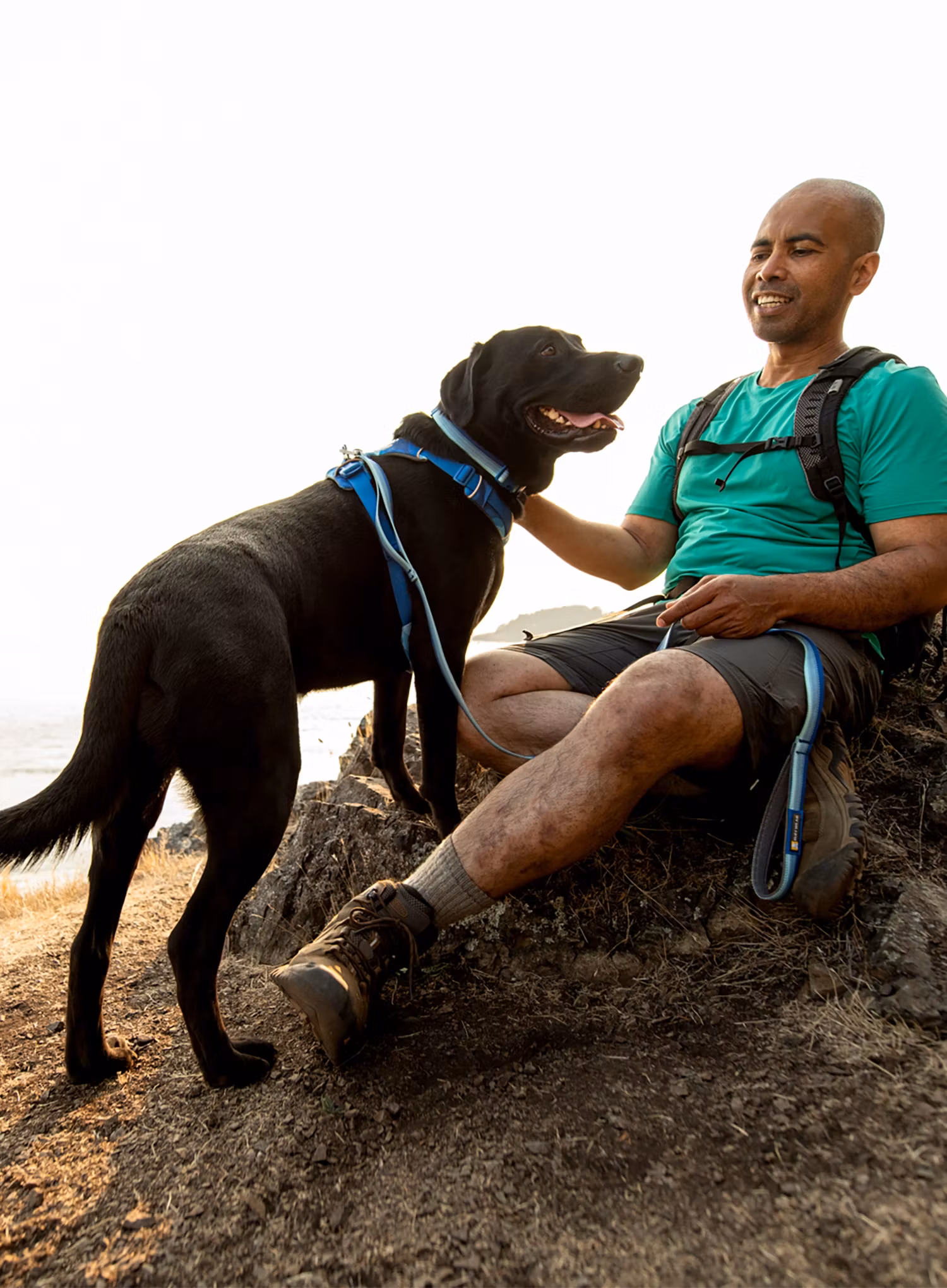 Vodítko pro psa Ruffwear Front Range Leash  - mountains logo