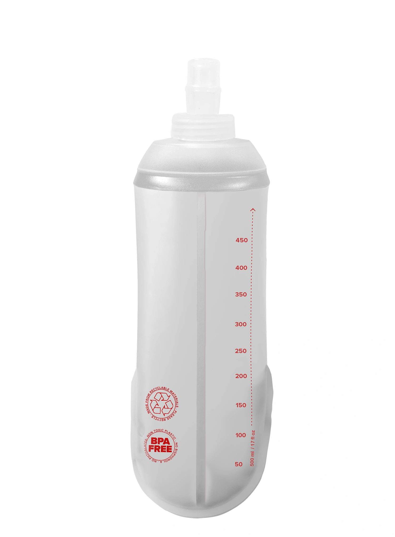 Soft flask Compressport ErgoFlask 500ml - clear