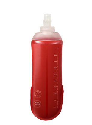 Soft flask Compressport ErgoFlask 500ml - red/red