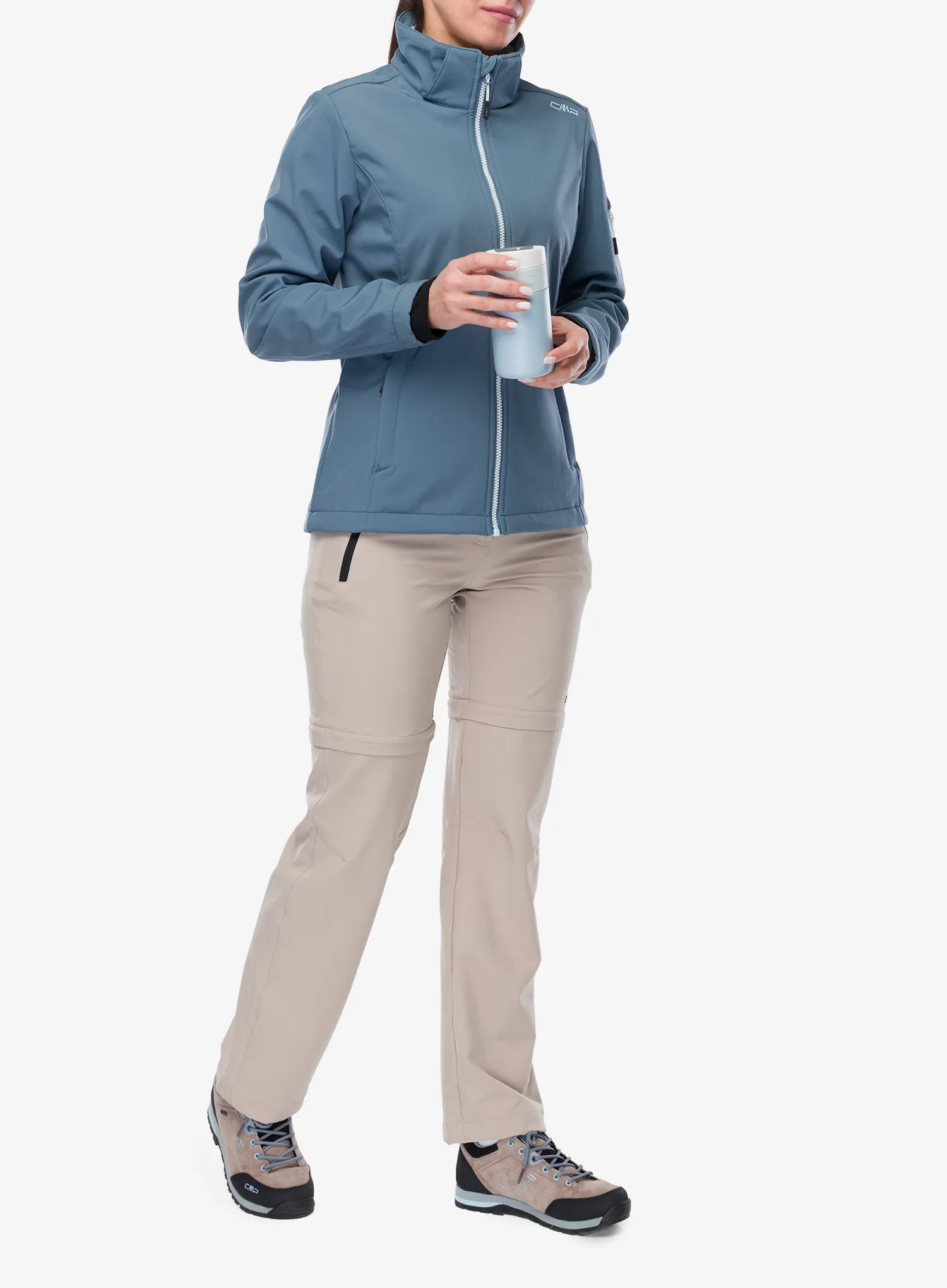Softshellová bunda dámská CMP Wilma Jacket Zip Hood - space