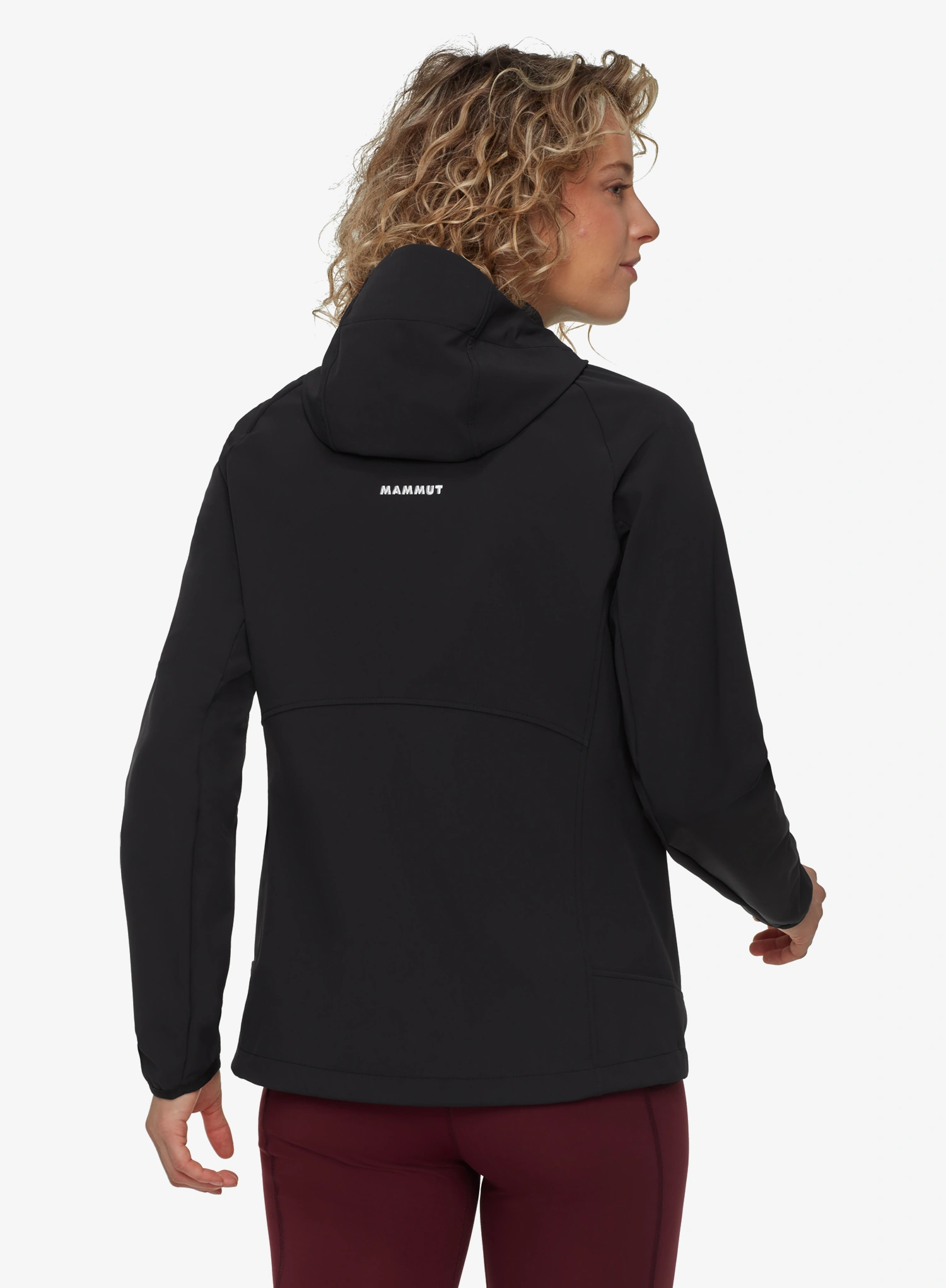 Softshellová bunda dámská Mammut Ultimate Comfort SO Hooded Jacket - black