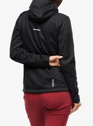 Softshellová bunda dámská Mammut Ultimate VII SO Hooded Jacket - black