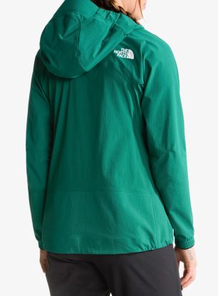 Softshellová bunda dámská The North Face Summit Off Width Jacket - evergreen