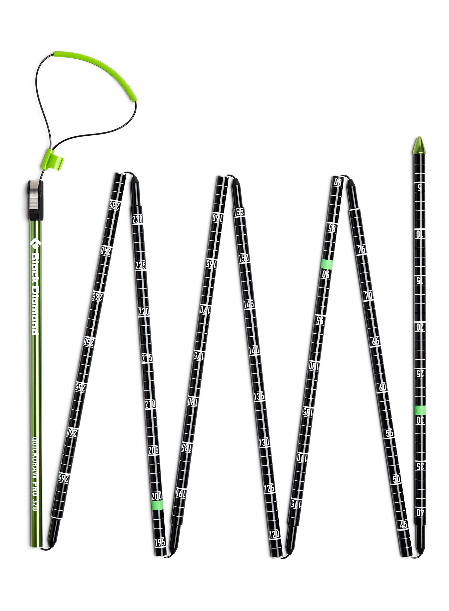 Lavinová sonda Black Diamond Quickdraw Pro Probe 320 - green