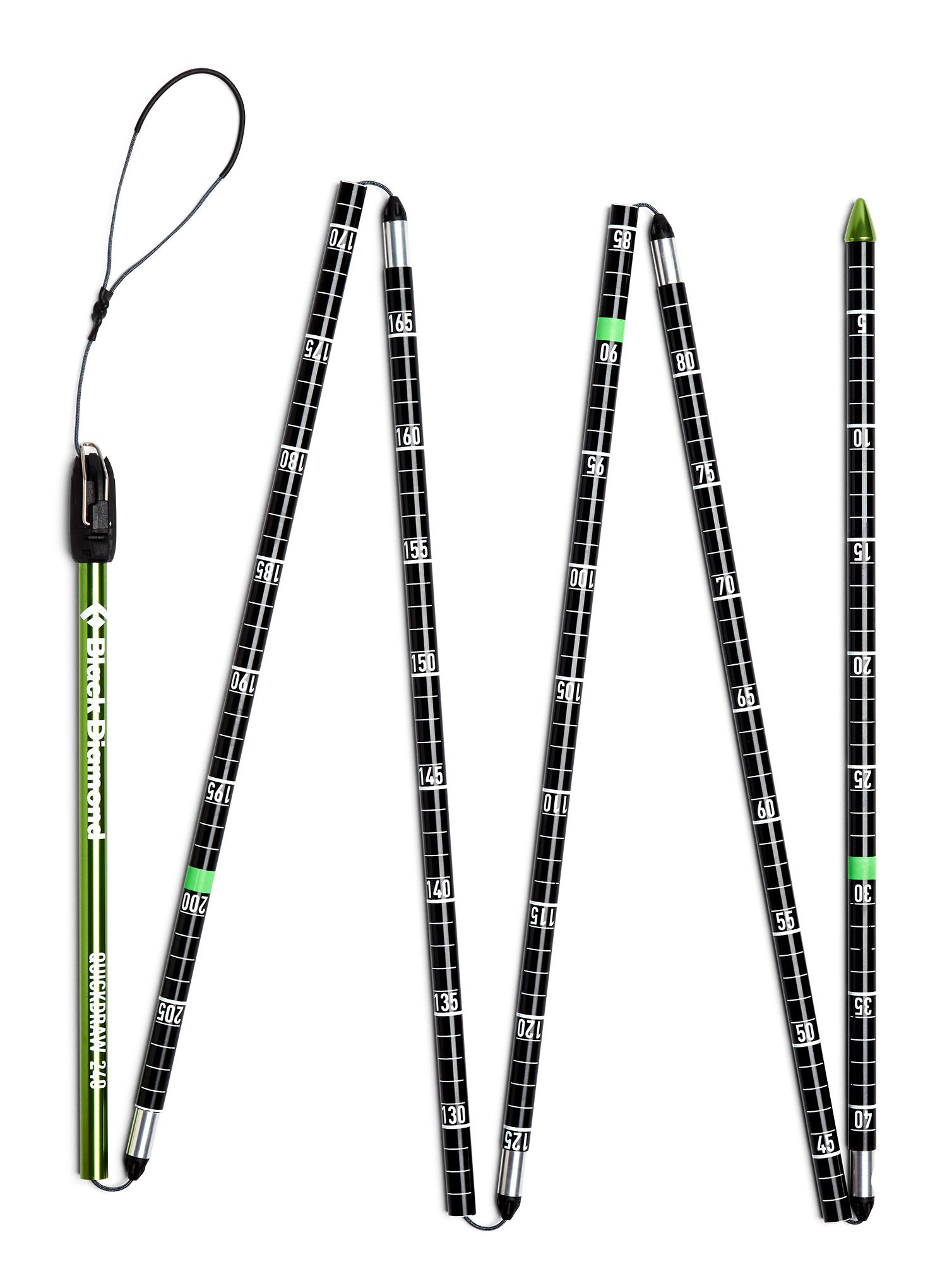 Lavinová sonda Black Diamond Quickdraw Pro Probe 240 - green