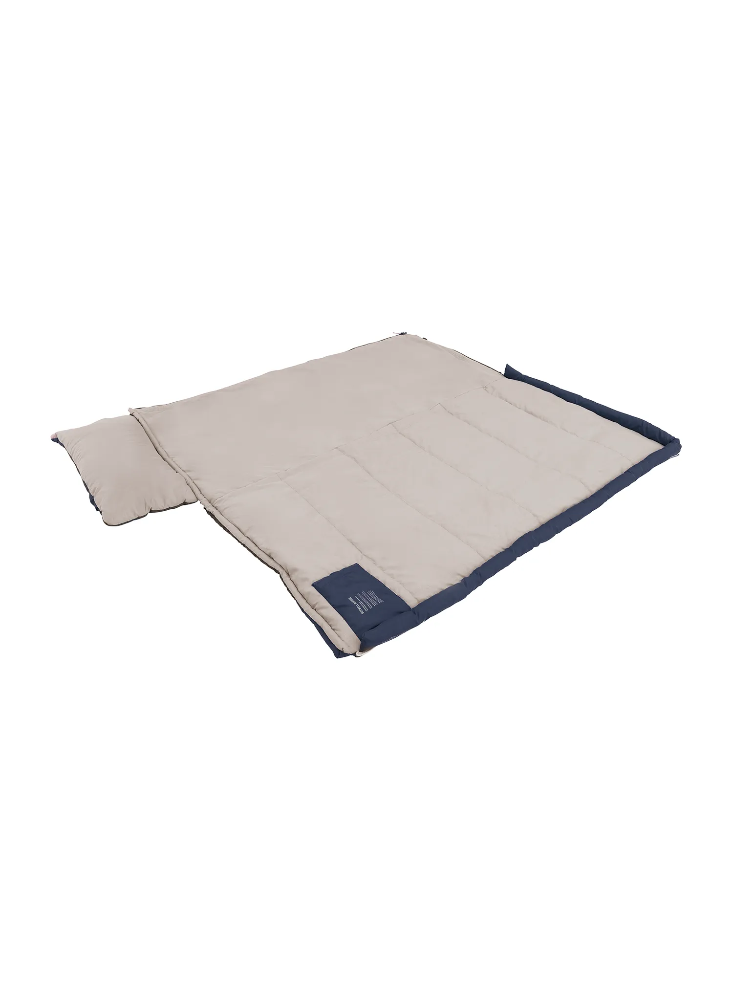 Dětský spacák Outwell Contour Junior (140 cm) - grey/deep blue