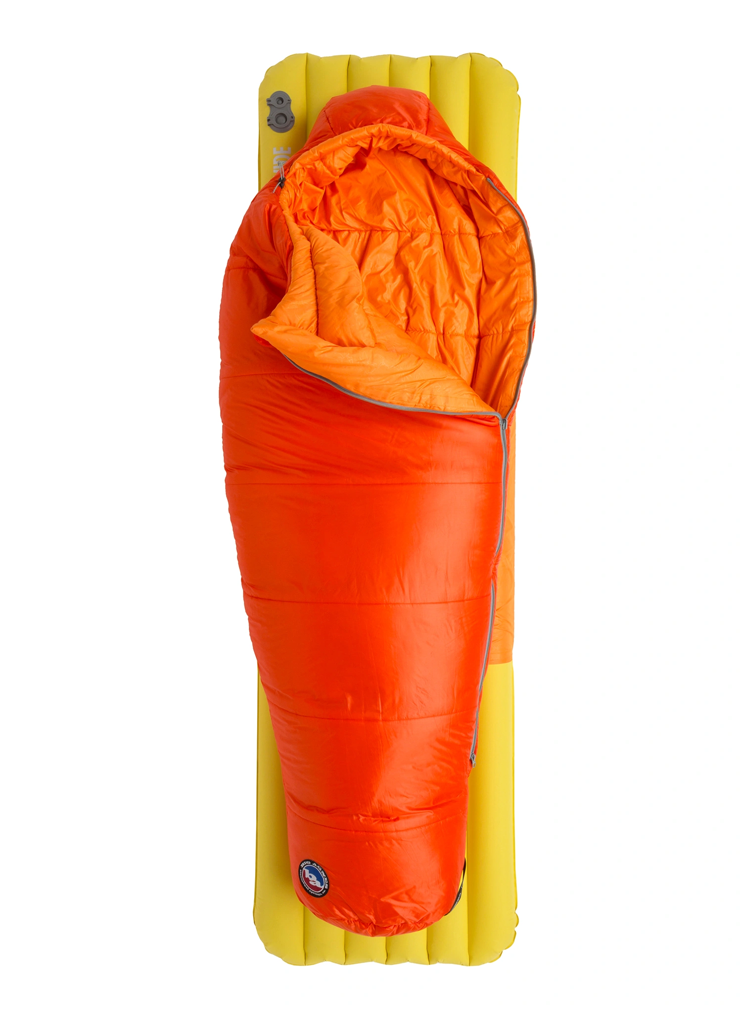 Dětský spací pytel Big Agnes Wolverine 20 (142 cm) - cherry tomato/tangelo