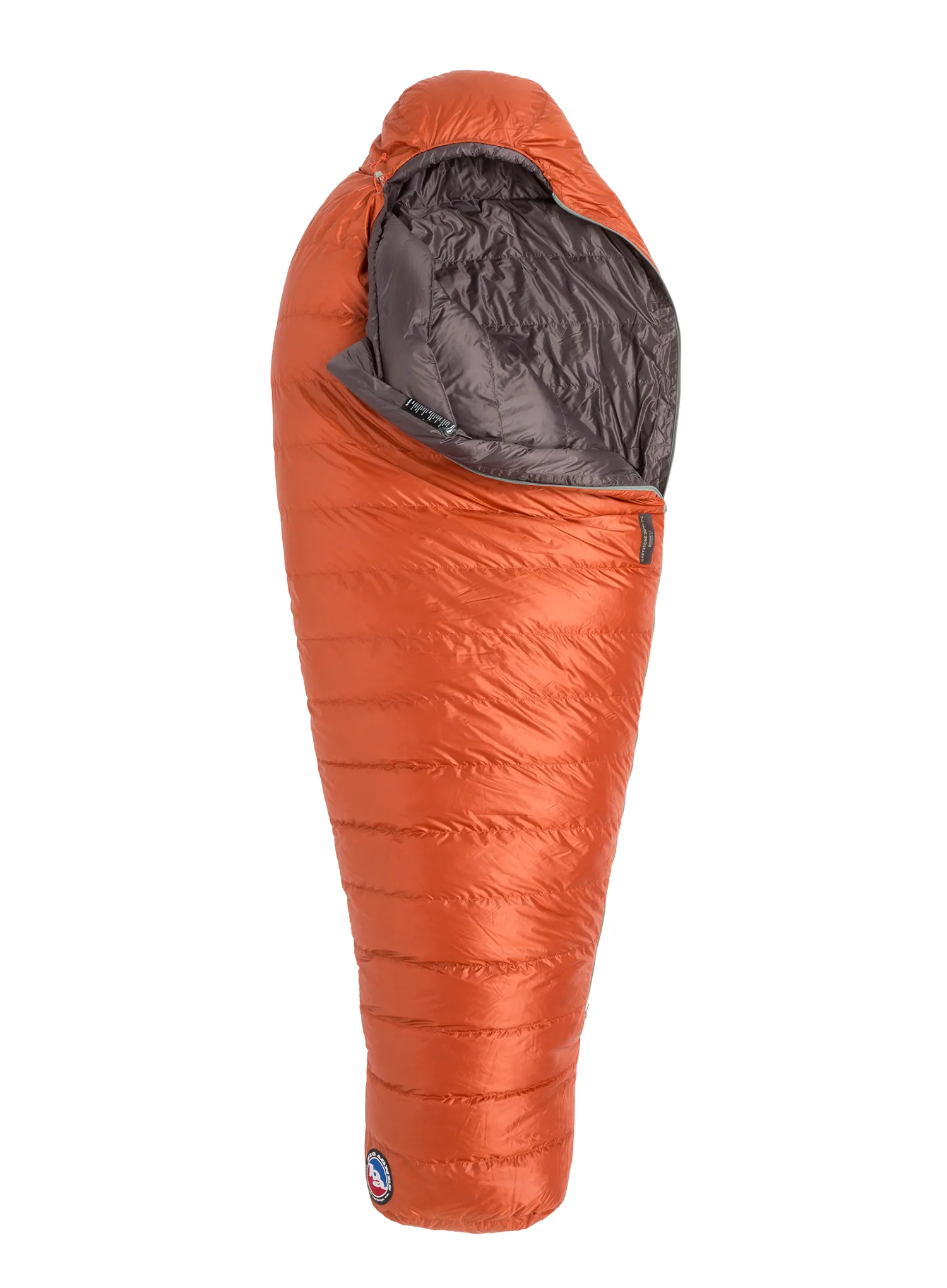 Péřový spacák Big Agnes Greystone 30 Regular (183 cm) - rooibos