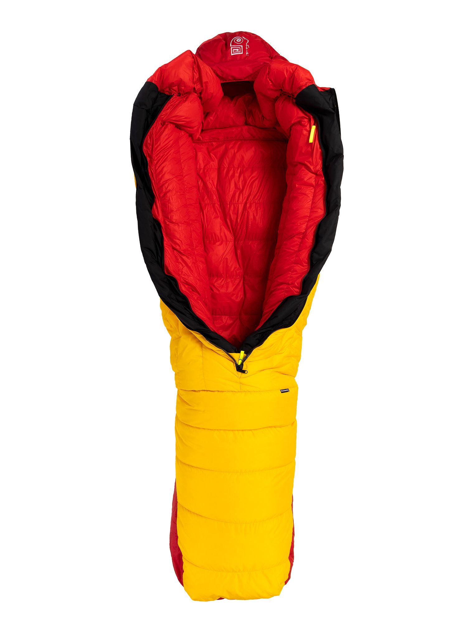 Péřový spacák Małachowski 1000 Guide Pro (200 cm) - yellow/red
