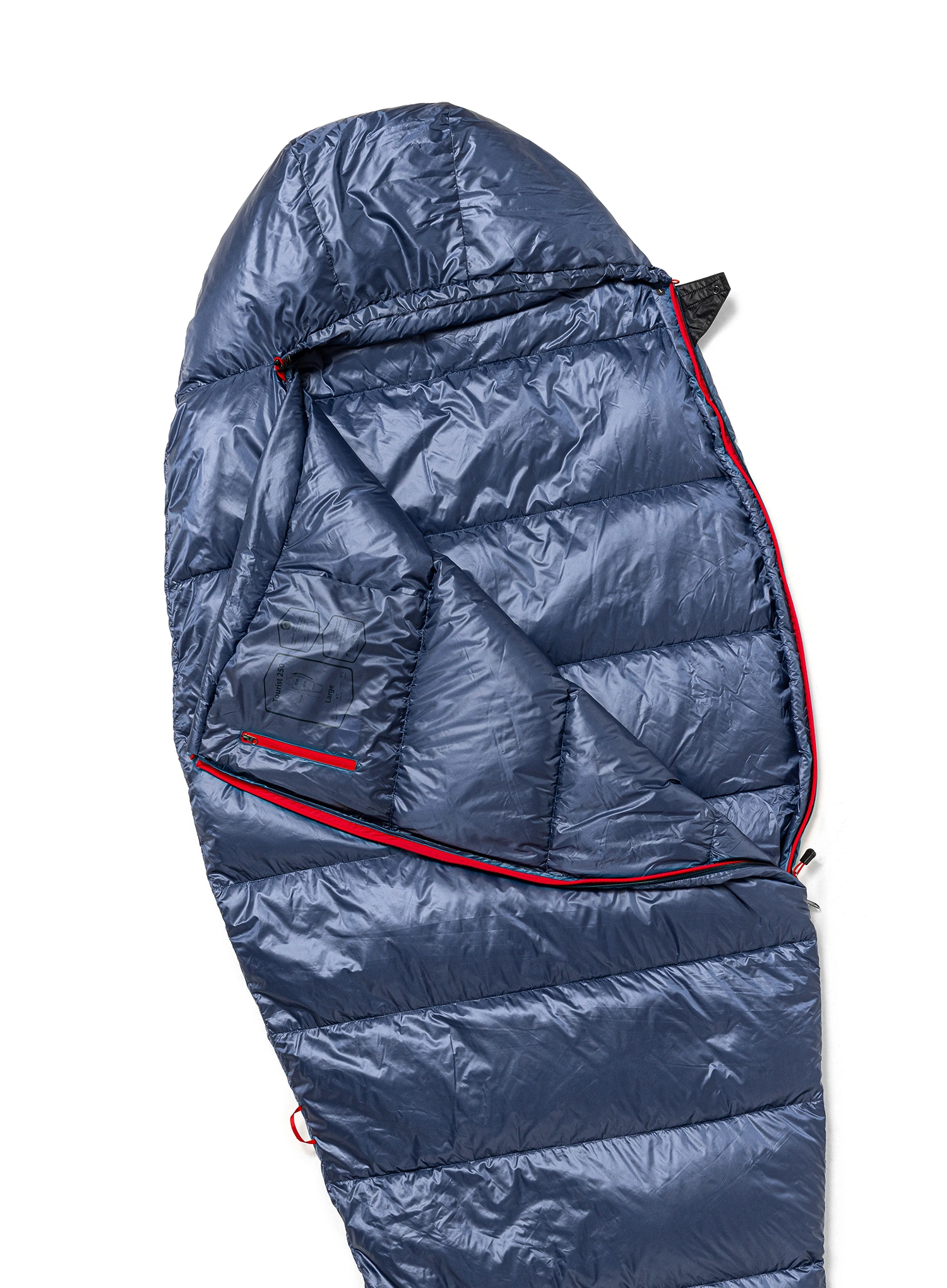 Péřový spacák Małachowski Tourist 250 L LZ (177- 188 cm) - navy