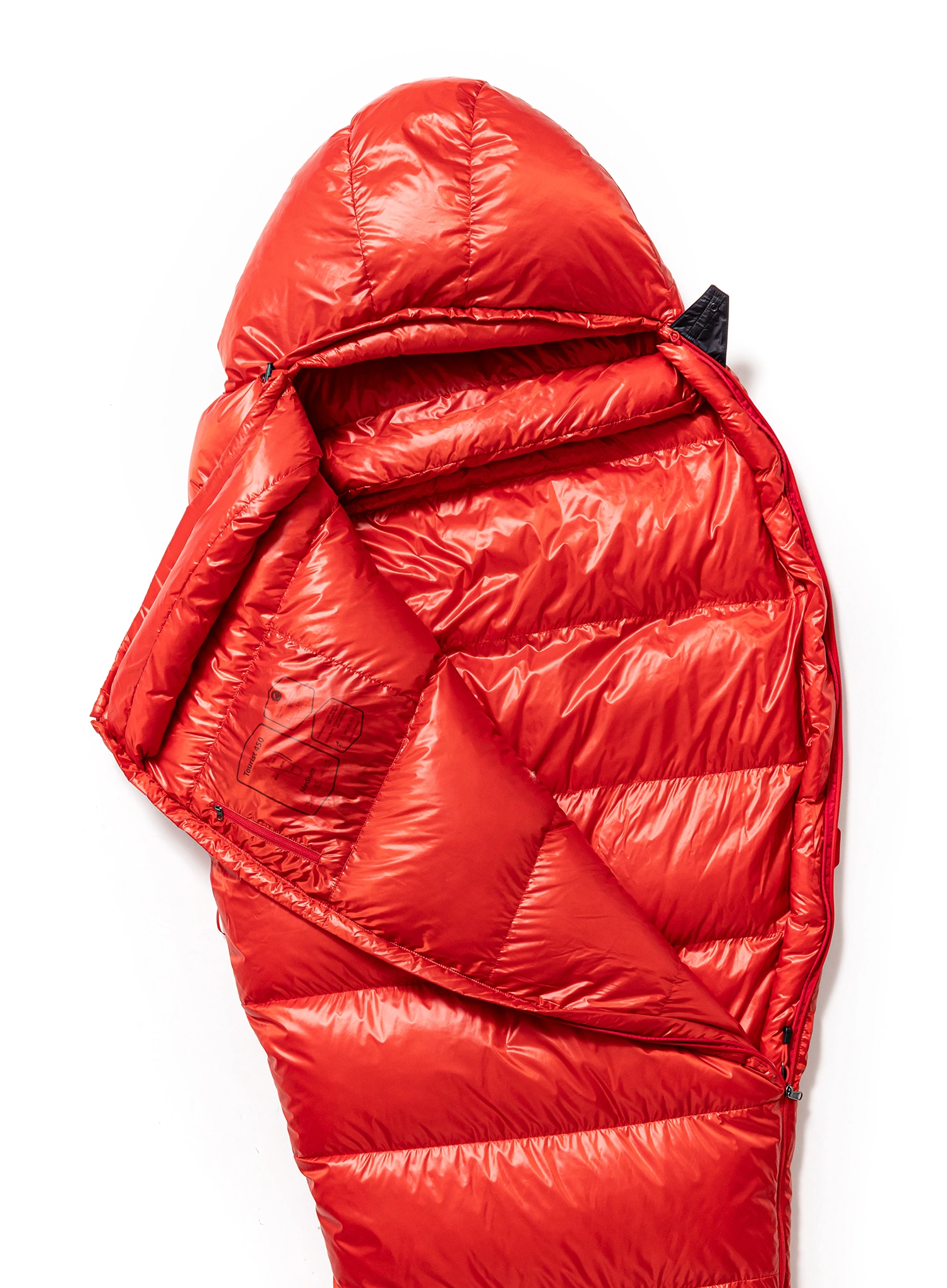 Péřový spacák Małachowski Tourist 250 L LZ (177- 188 cm) - red