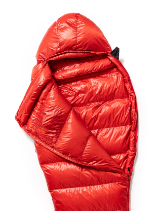 Péřový spacák Małachowski Tourist 250 XL LZ (189-200 cm) - red