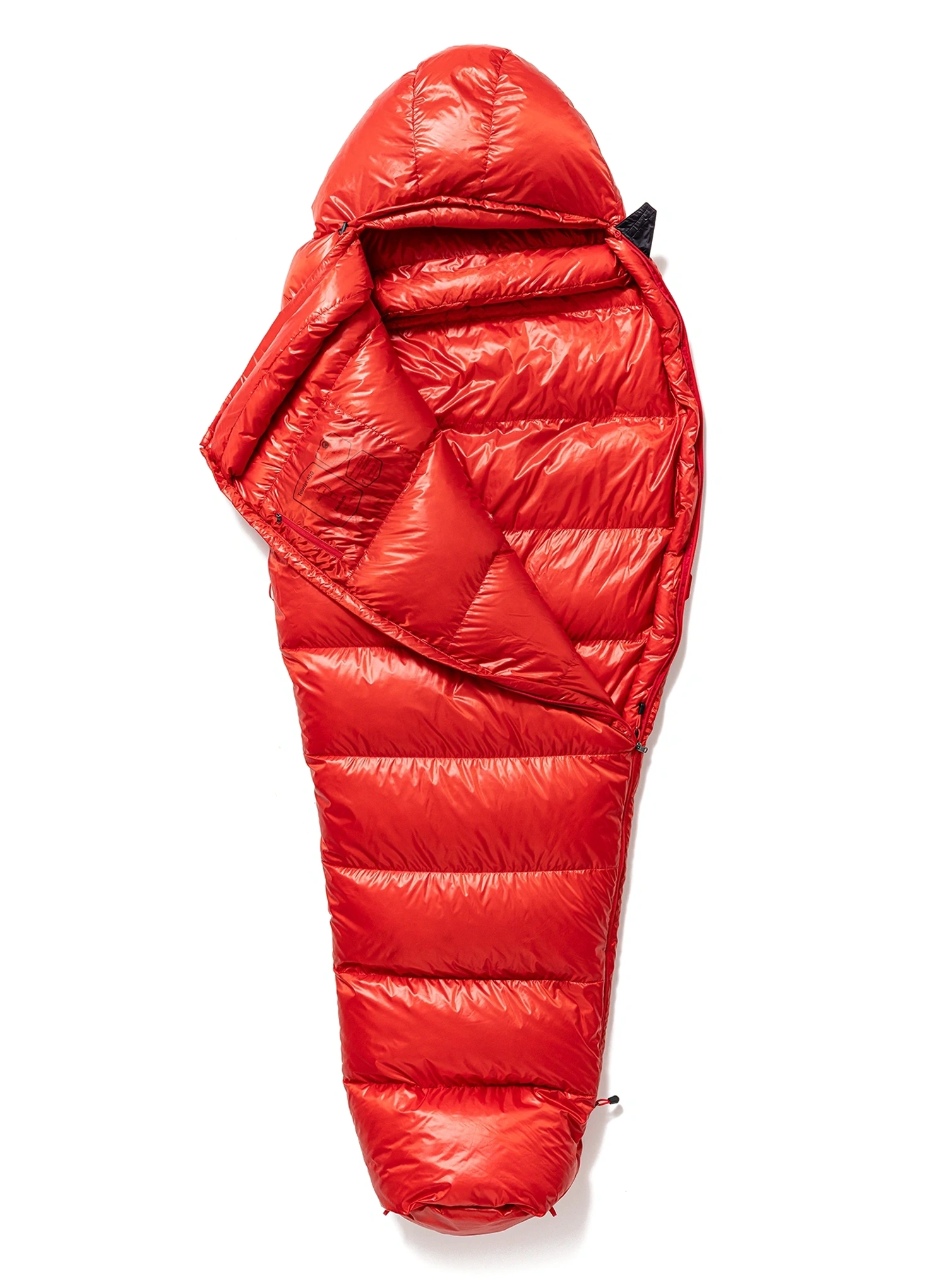 Péřový spacák Małachowski Tourist 450 XL LZ (189-200 cm) - red