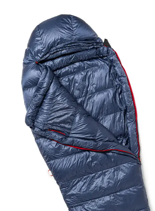 Péřový spacák Małachowski Tourist 650 L LZ (177-188 cm) - navy